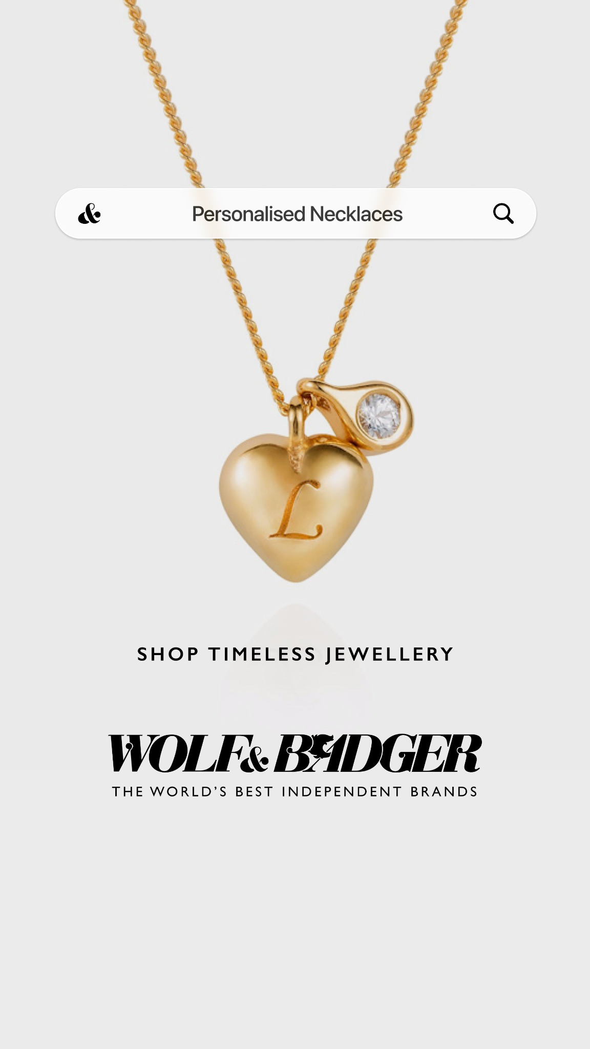 Wolf & Badger Facebook ad