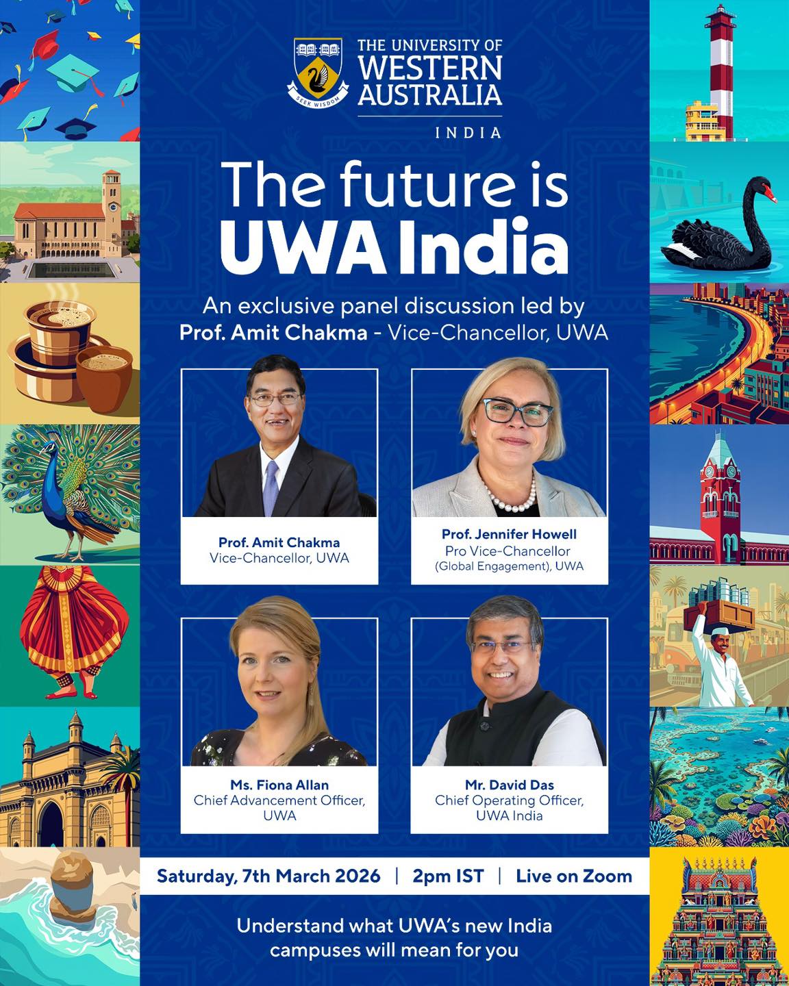 The University of Western Australia India Facebook ad