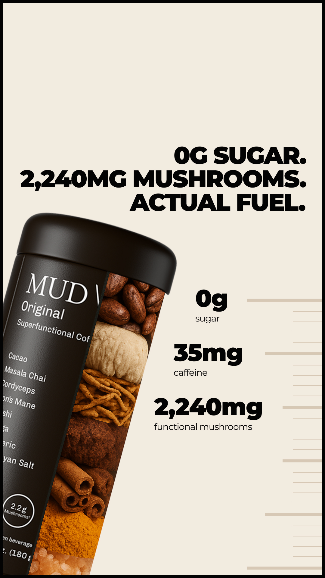 MUD\WTR Facebook ad