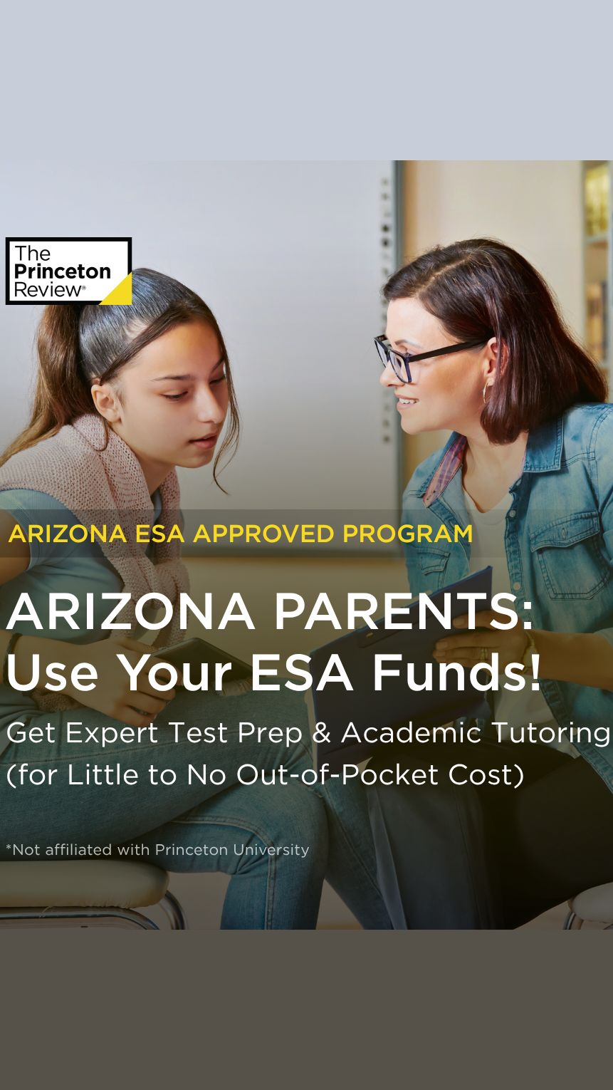 The Princeton Review SAT & ACT Facebook ad