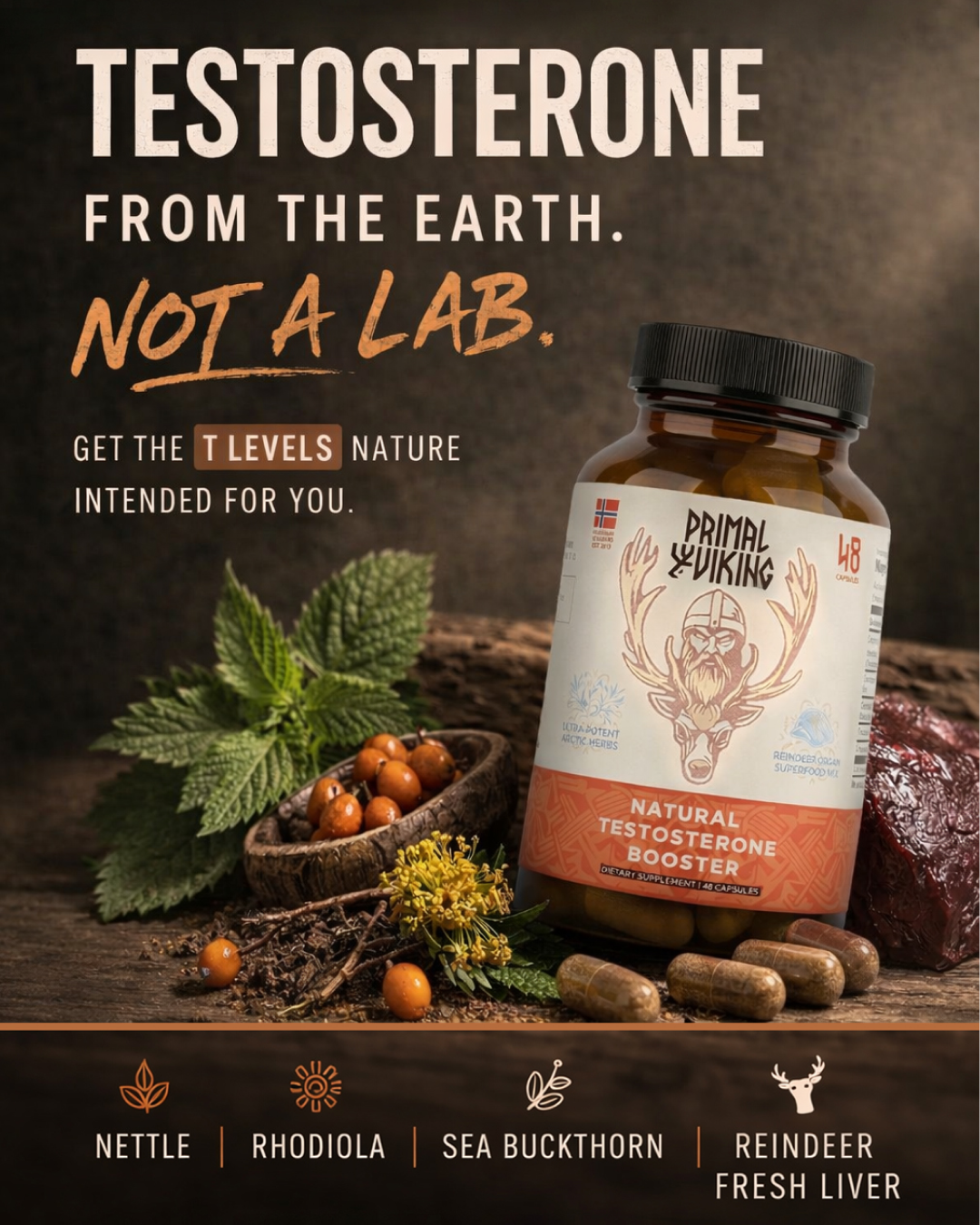 Primal Viking Facebook ad
