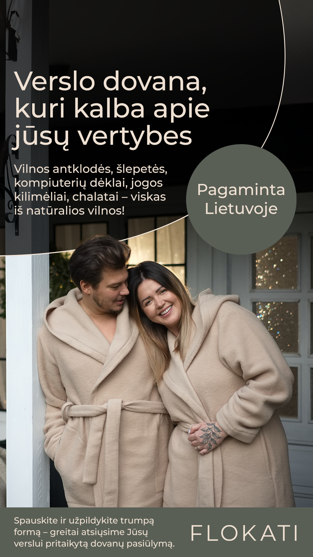Flokati Facebook ad