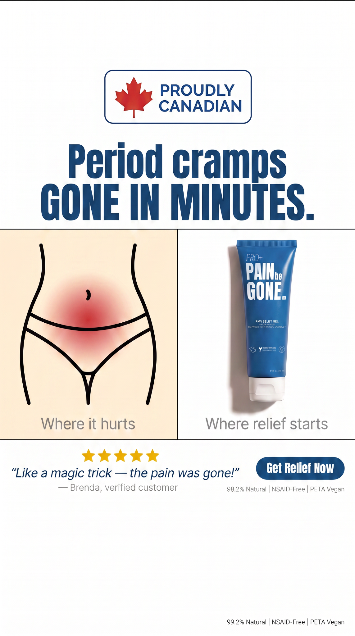 Pain Be Gone Pro Facebook ad