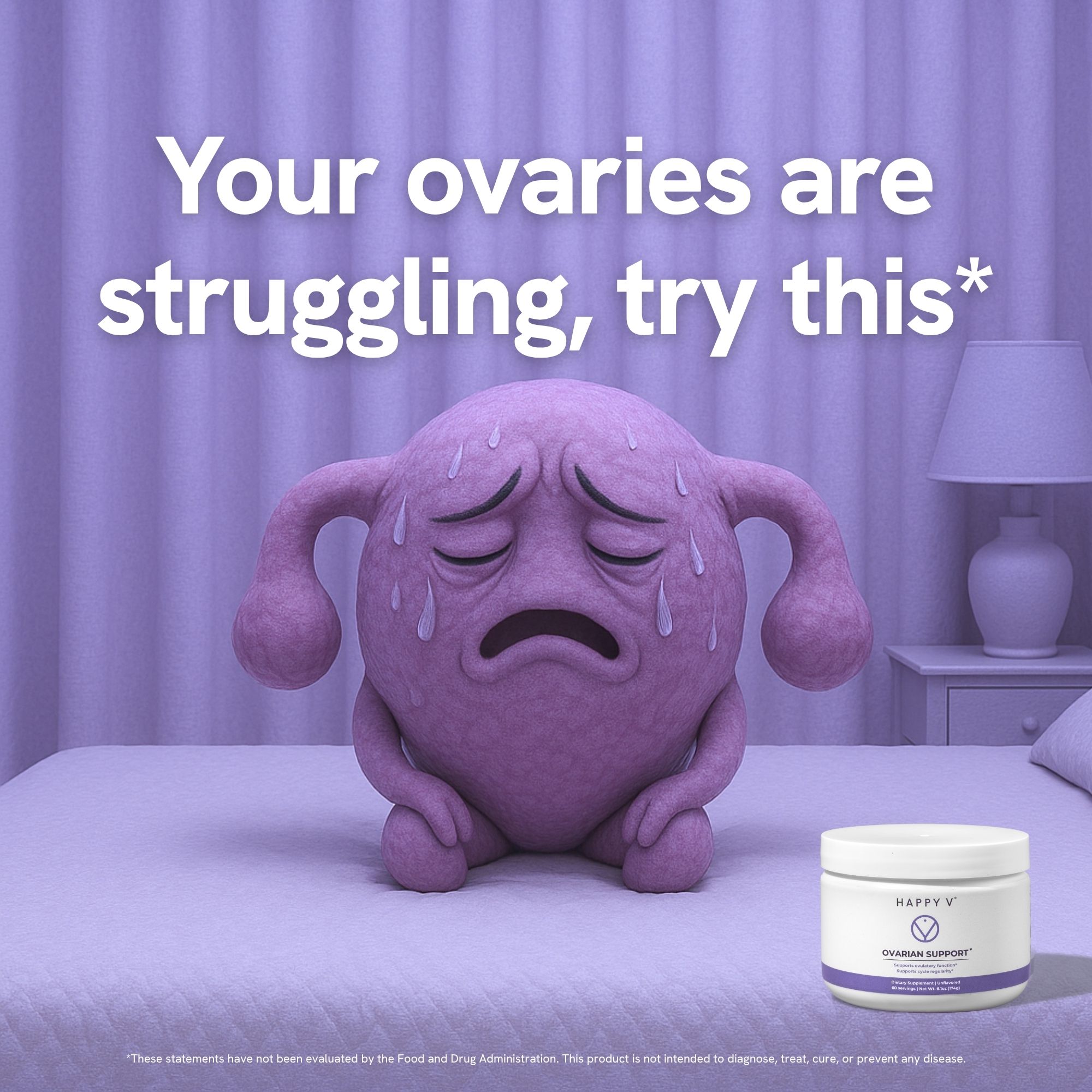 Happy V Facebook ad