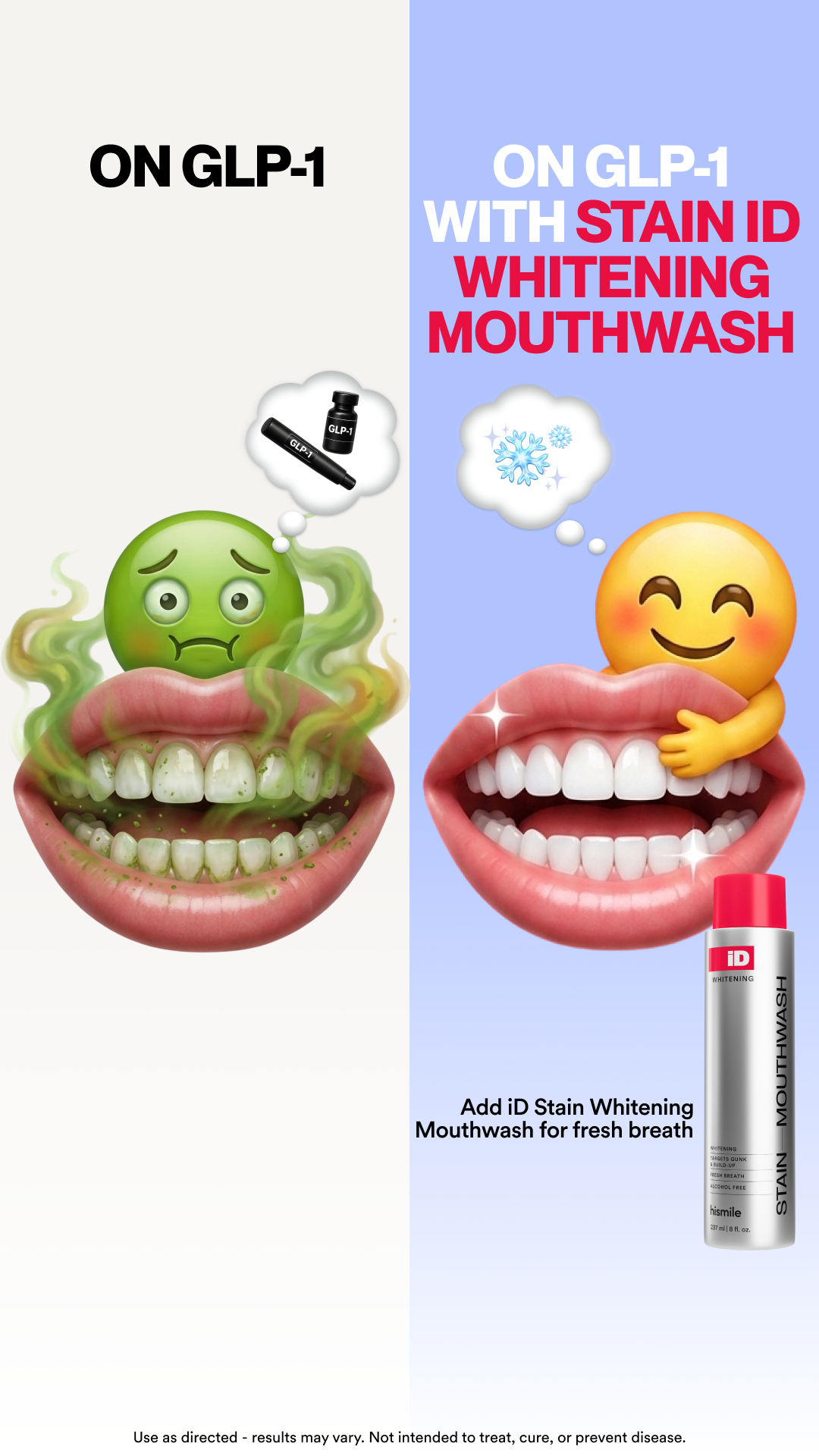 Hismile Facebook ad
