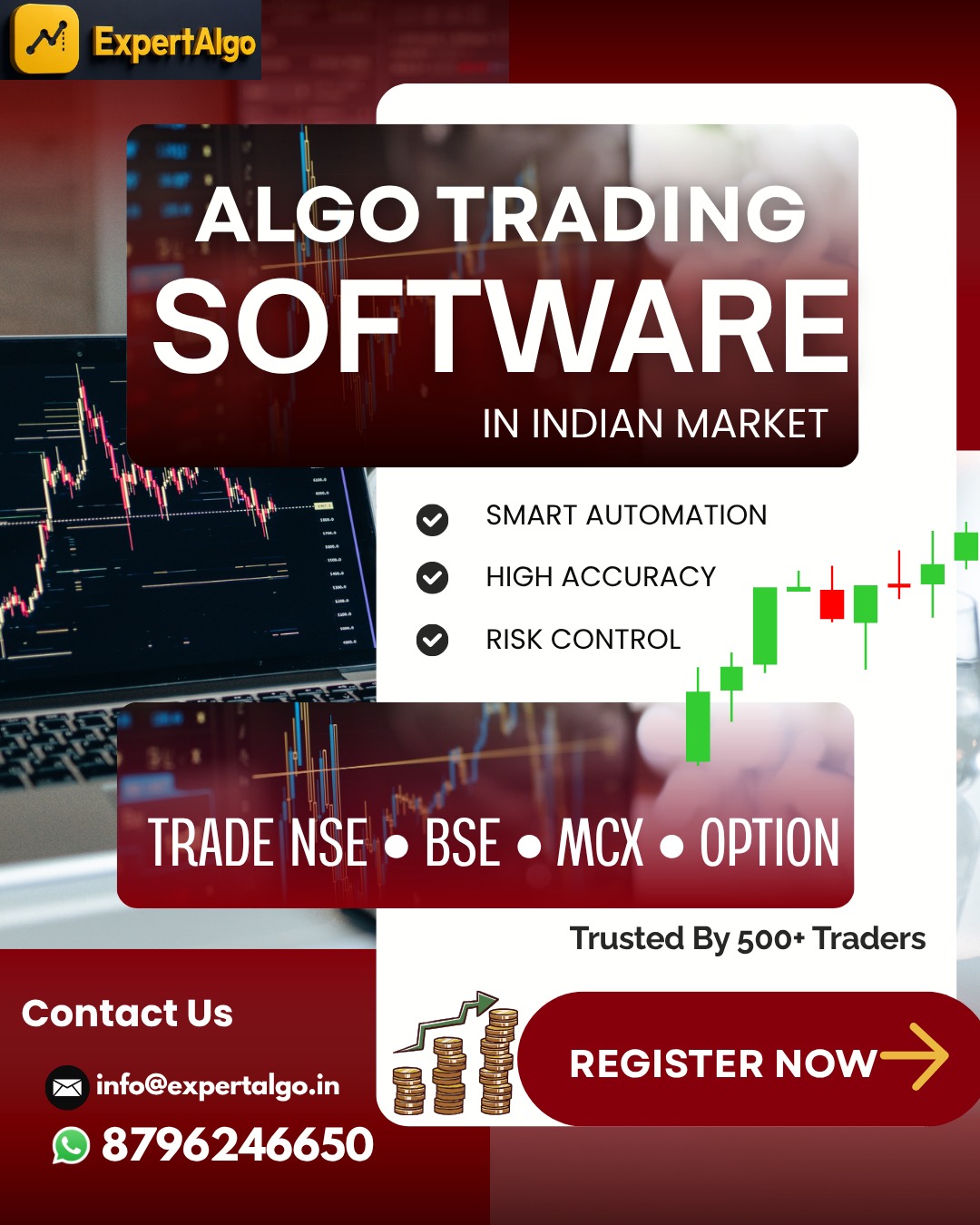 Expert technologies Facebook ad: Chat with us.