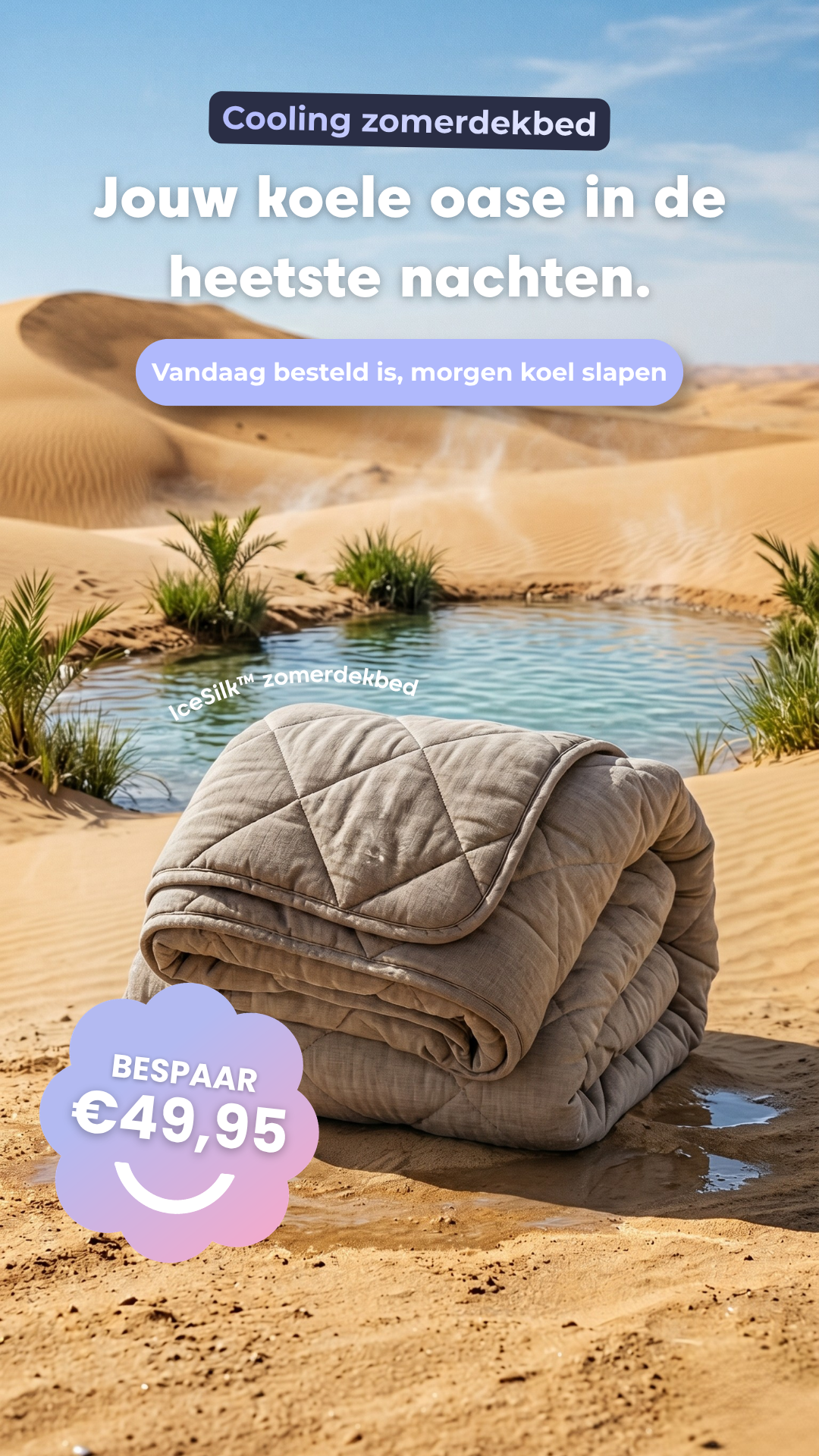 HappyBed Facebook ad
