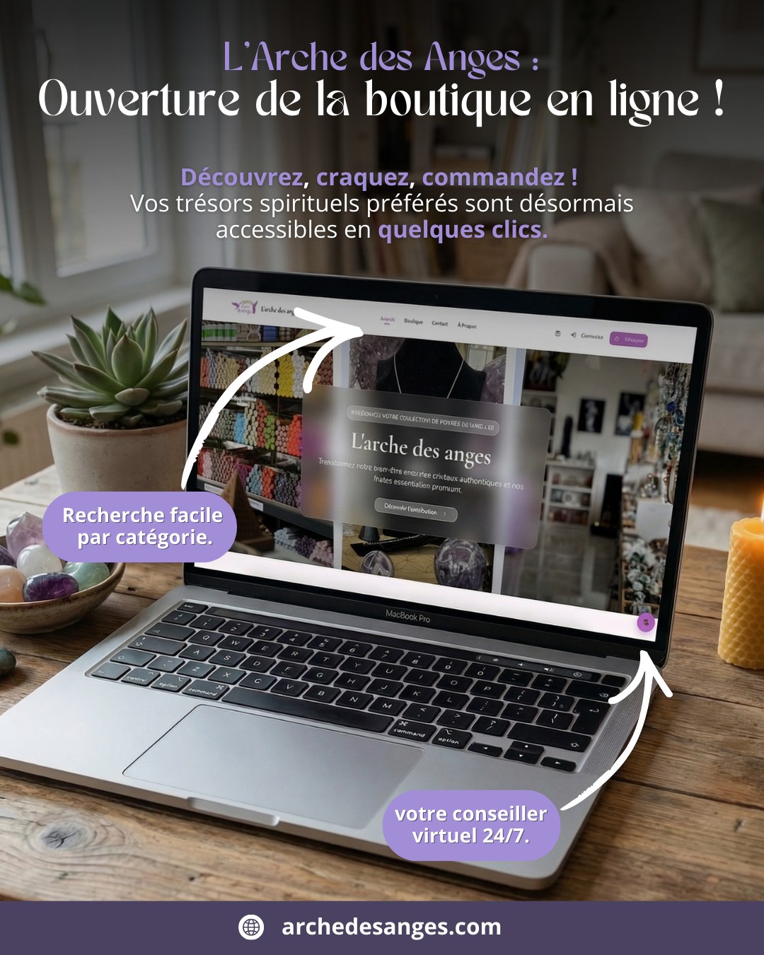 L'Arche des Anges Tahiti, Votre Boutique Spirituelle Facebook ad: L'Arche des Anges | Boutique de bien-être en Polynésie…