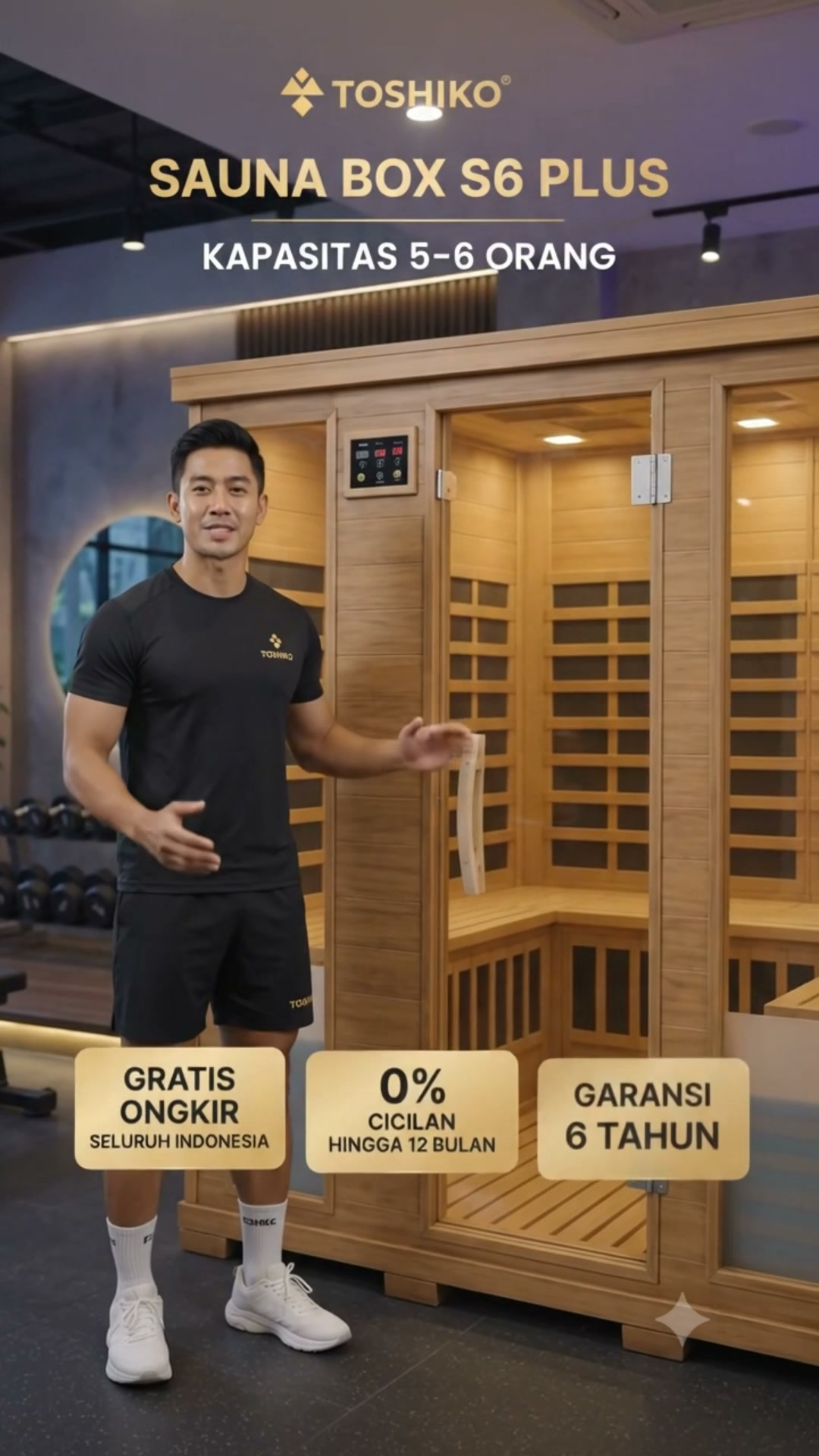 Kotak sauna kayu Hemlock Kanada by Toshiko di Trans Studio Mall Bali Facebook ad: Promo terbatas, hubungi sekarang >>