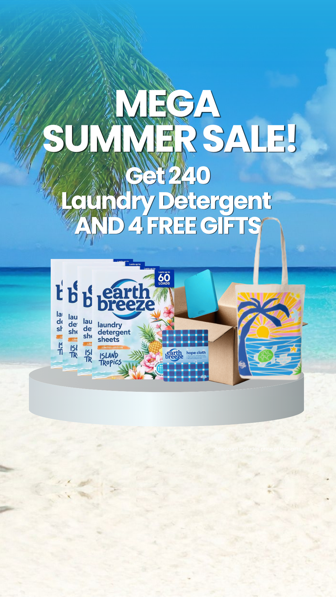 Earth Breeze Facebook ad