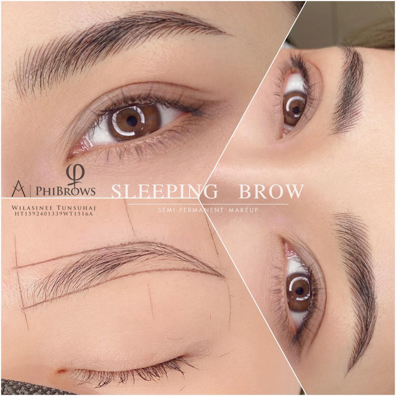Sleepingbrow Facebook ad: สักคิ้วกับ อ.แป้ง รองแชมป์โลกคิ้วลายเส้น กับเทคนิค Blading…