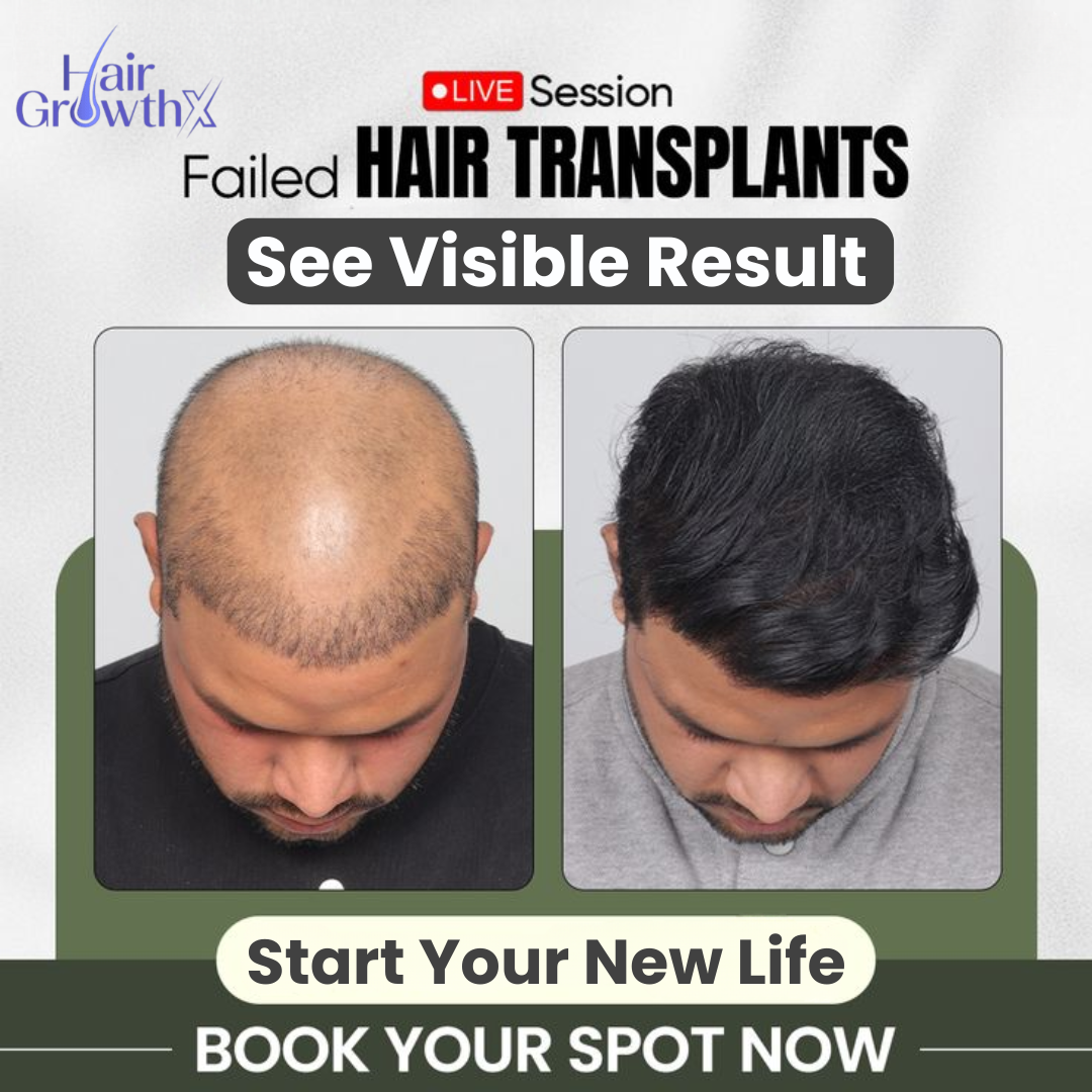 Hair GrowthX Facebook ad from Aug 4, 2026
