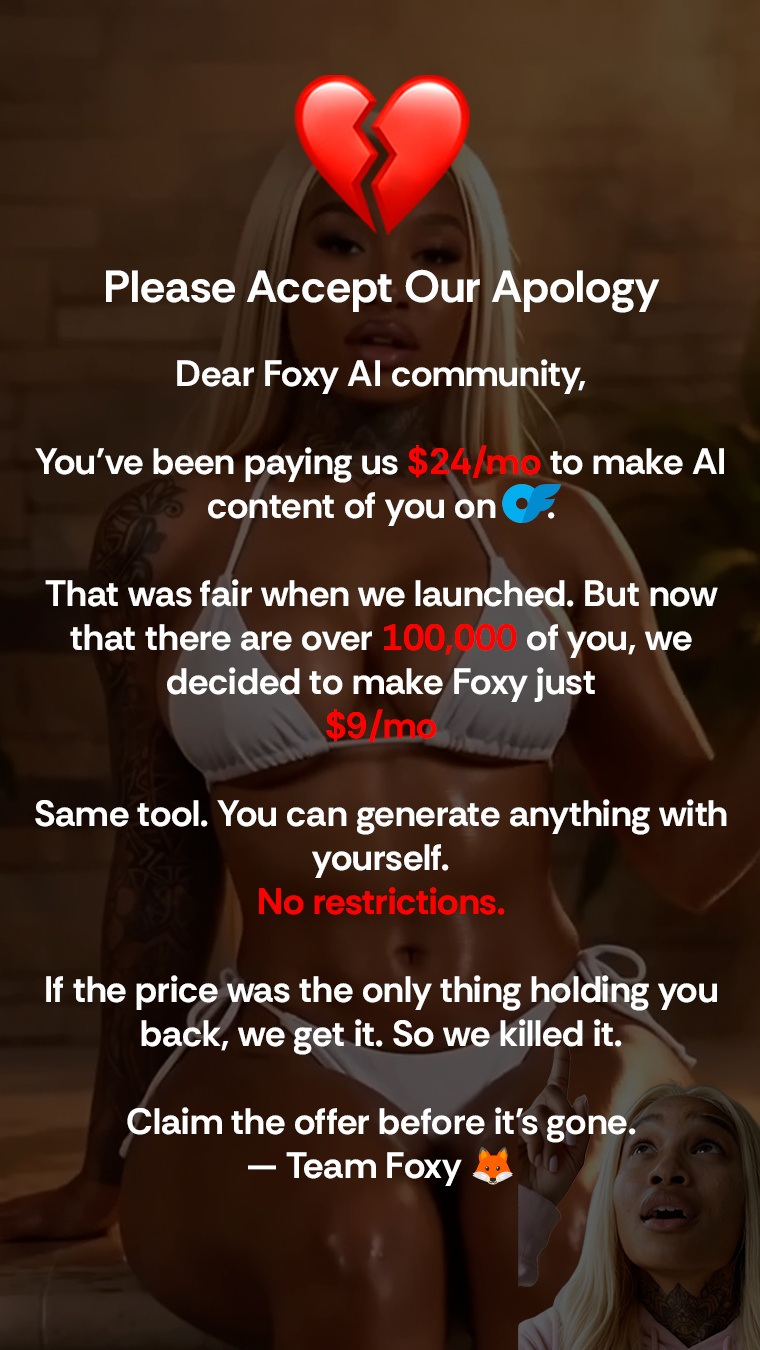 Foxy.ai Facebook ad
