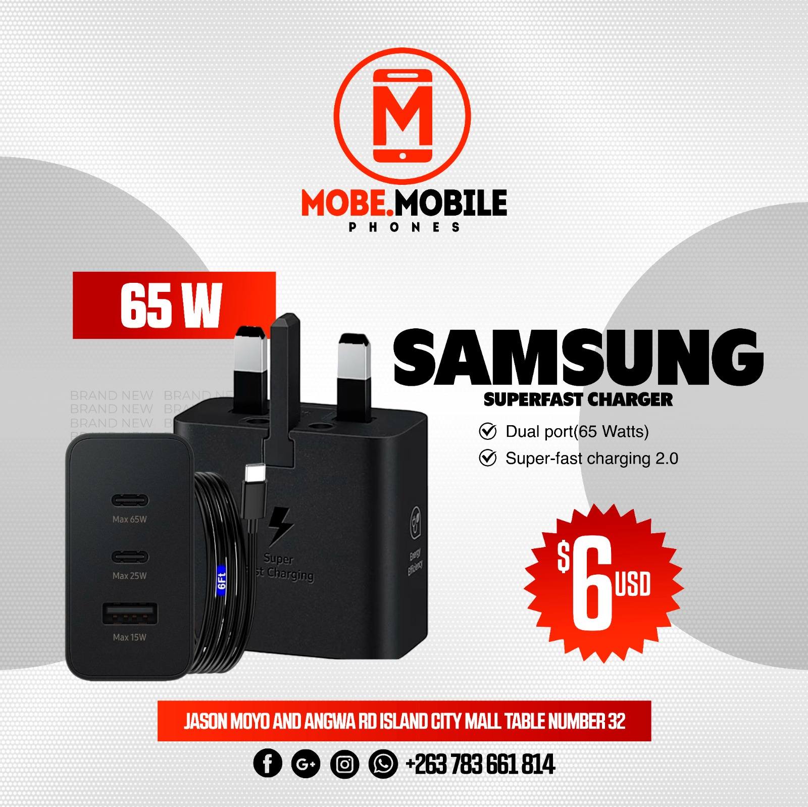 Mobe.Mobile 2 Facebook ad: Jason moyo and angwa RD Island City Mall…