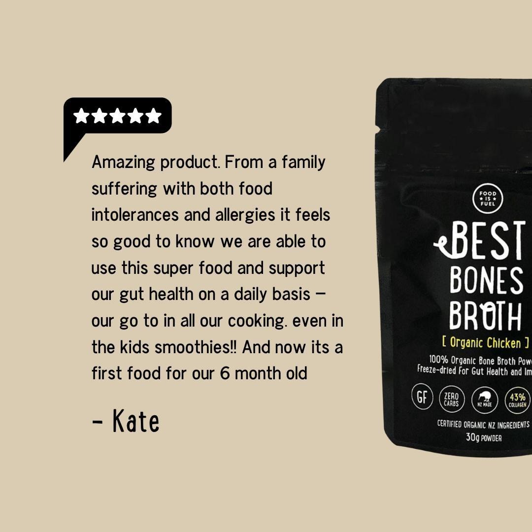 Best Bones Broth Facebook ad: NZ's Original Bone Broth.