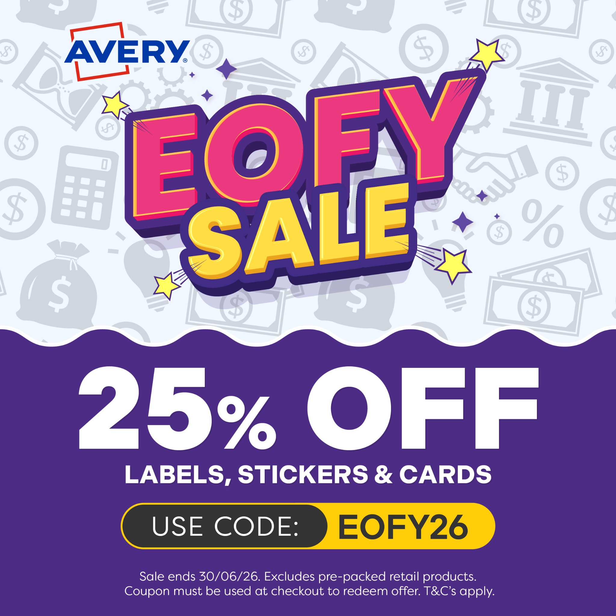 Avery Australia and New Zealand Facebook ad
