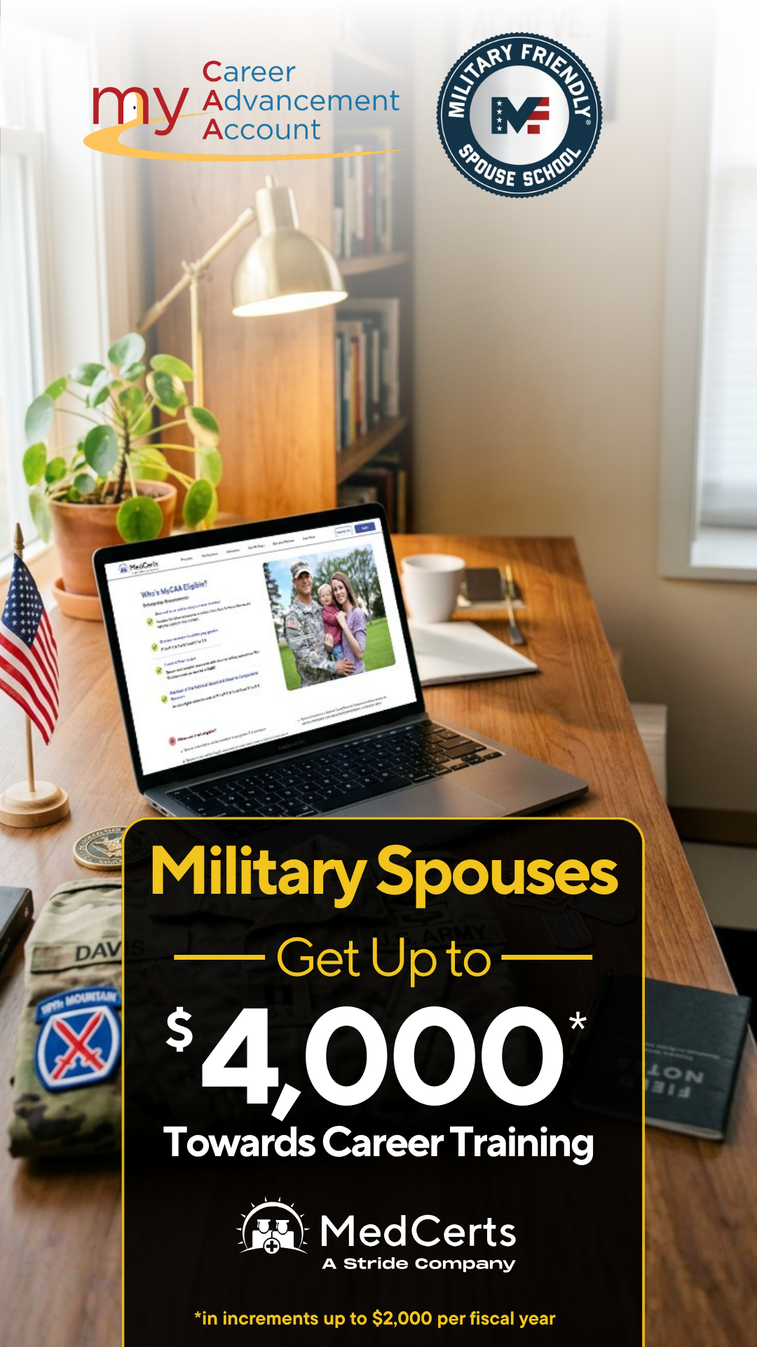 MedCerts Facebook ad