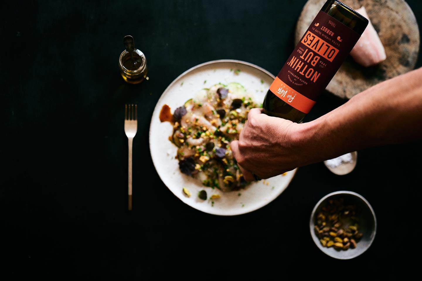 Rio Vista Olives Facebook ad: The EVOO Your Food Deserves