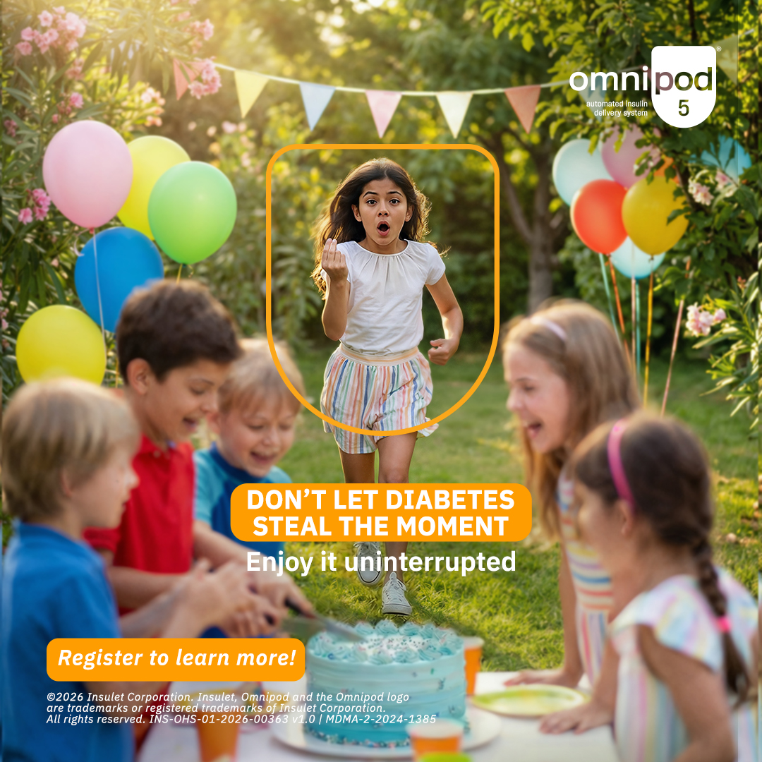 Omnipod Middle East Facebook ad from Apr 6, 2026