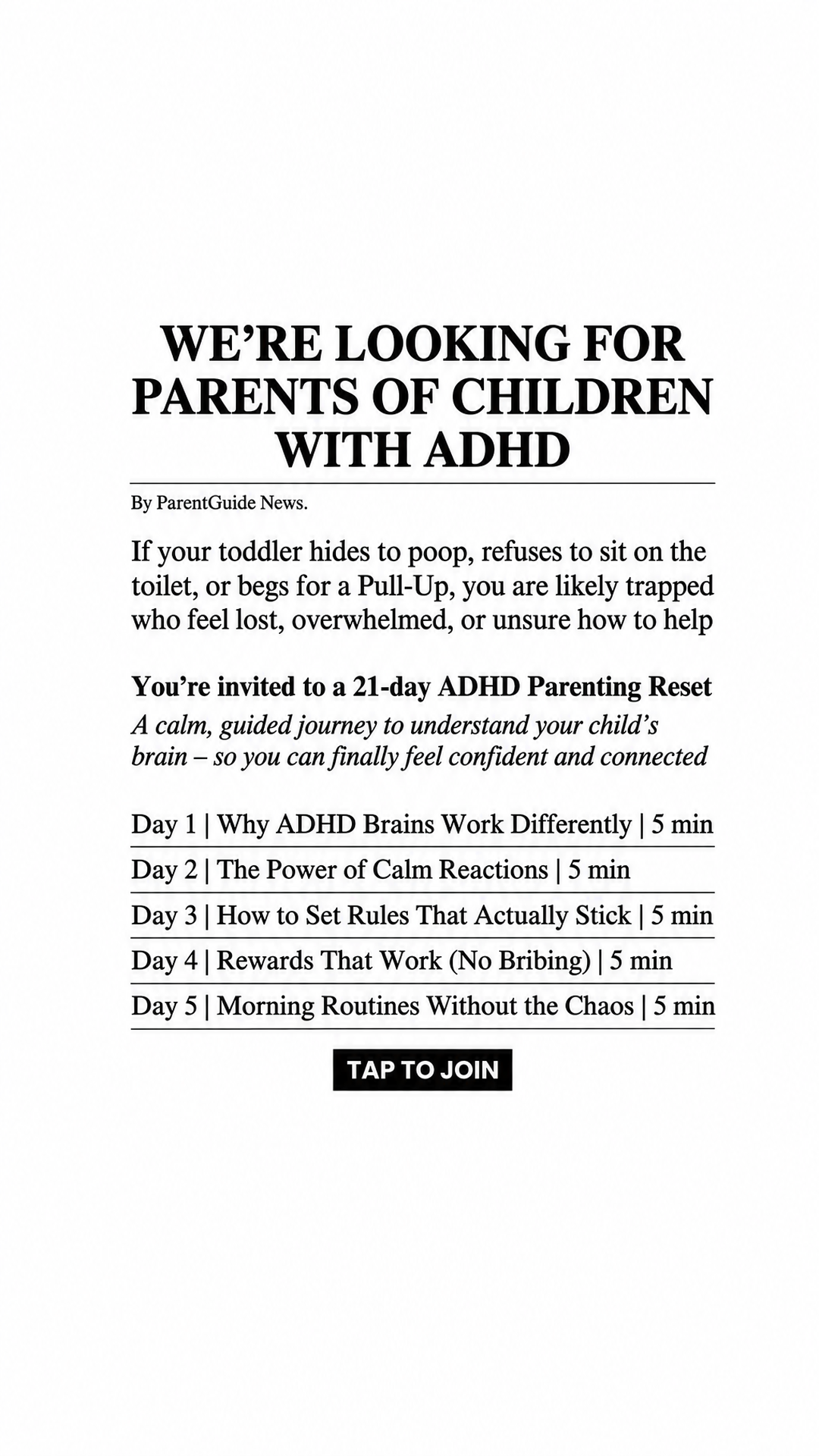 Kidology Facebook ad