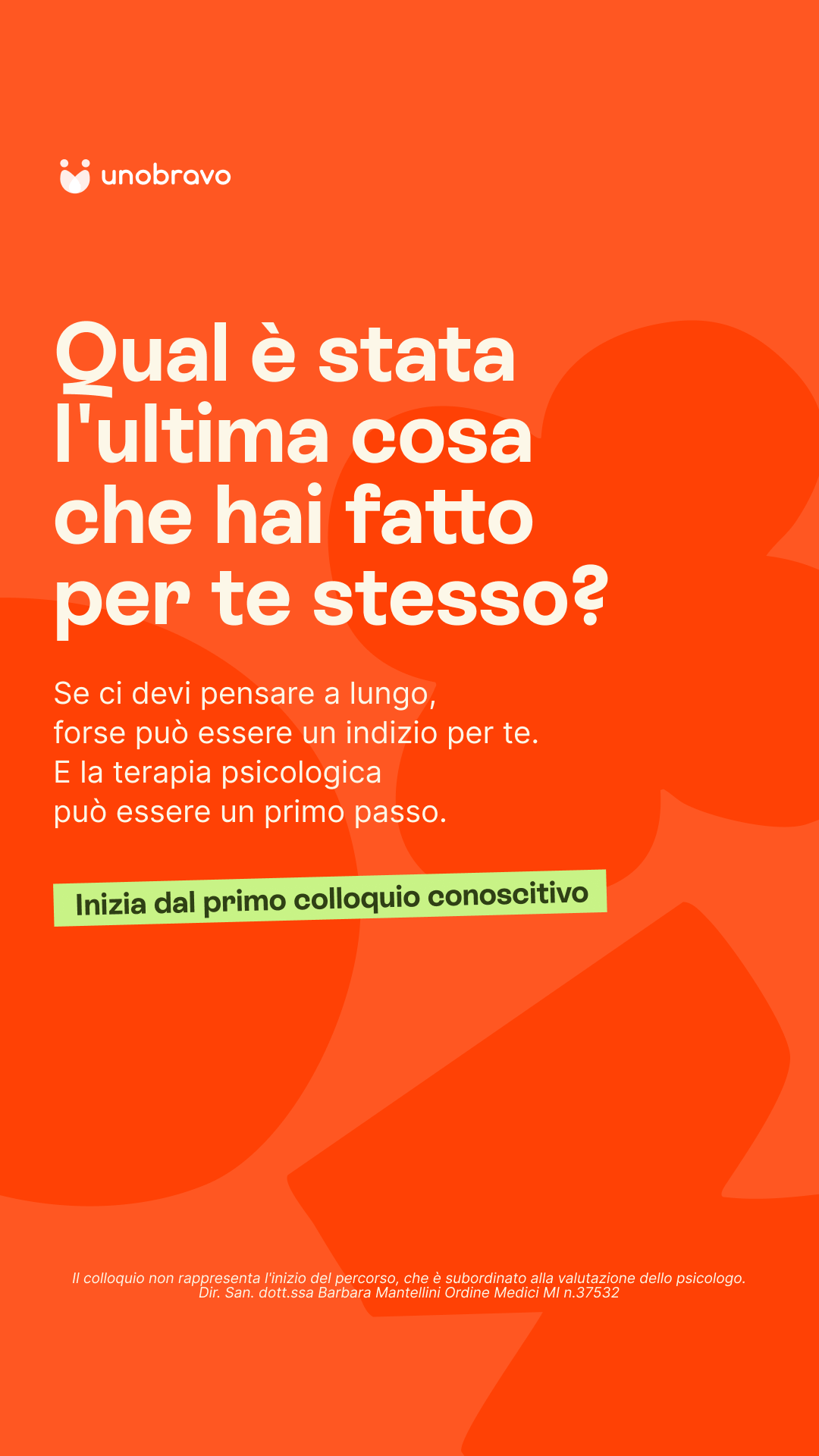 Unobravo Facebook ad