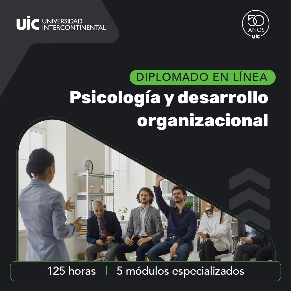 UIC Online Facebook ad