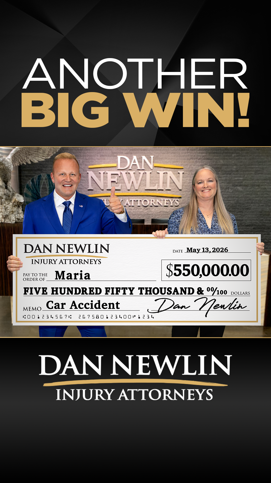 Dan Newlin Facebook ad: Car Accident Lawyers