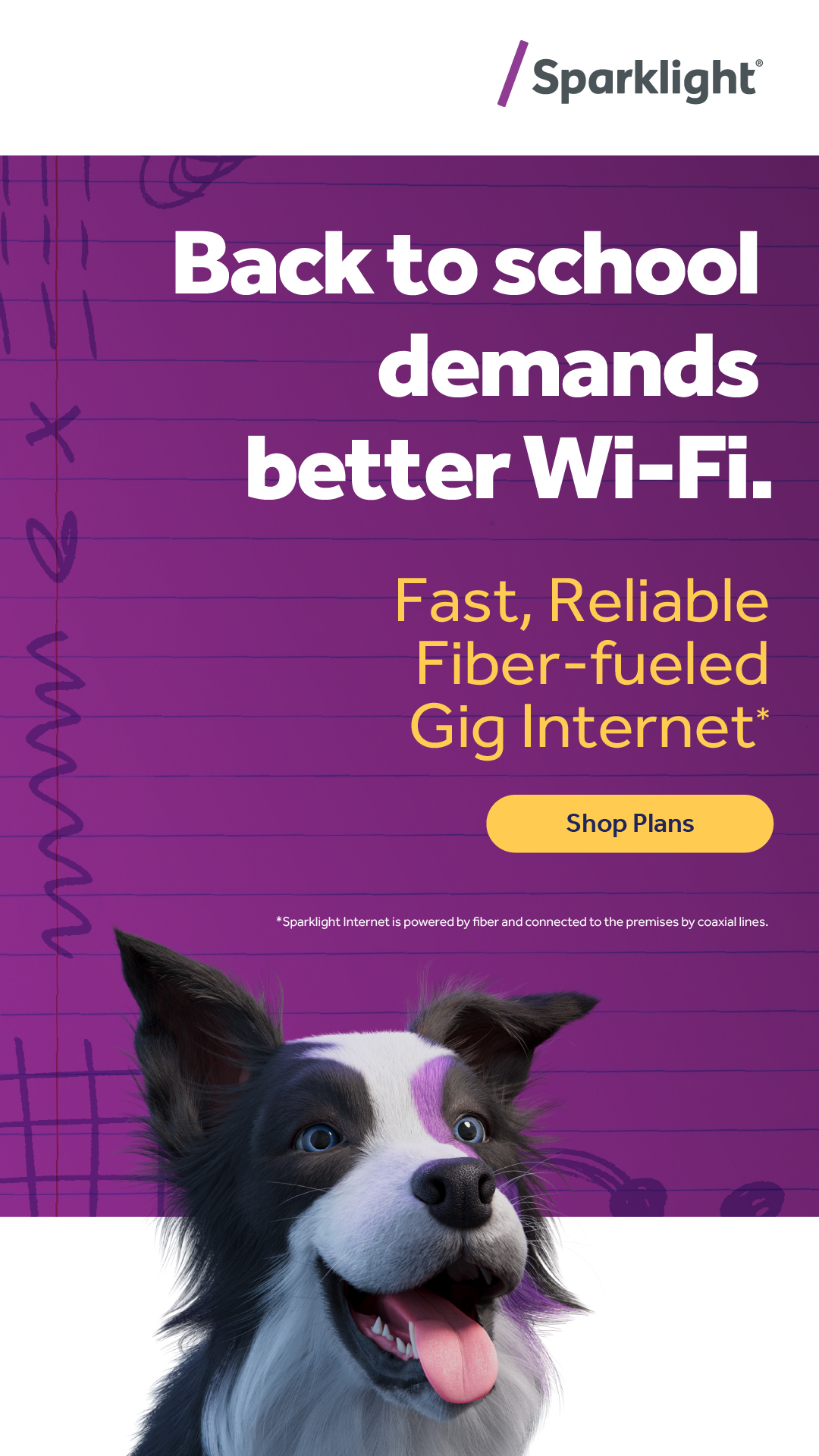 Sparklight Facebook ad