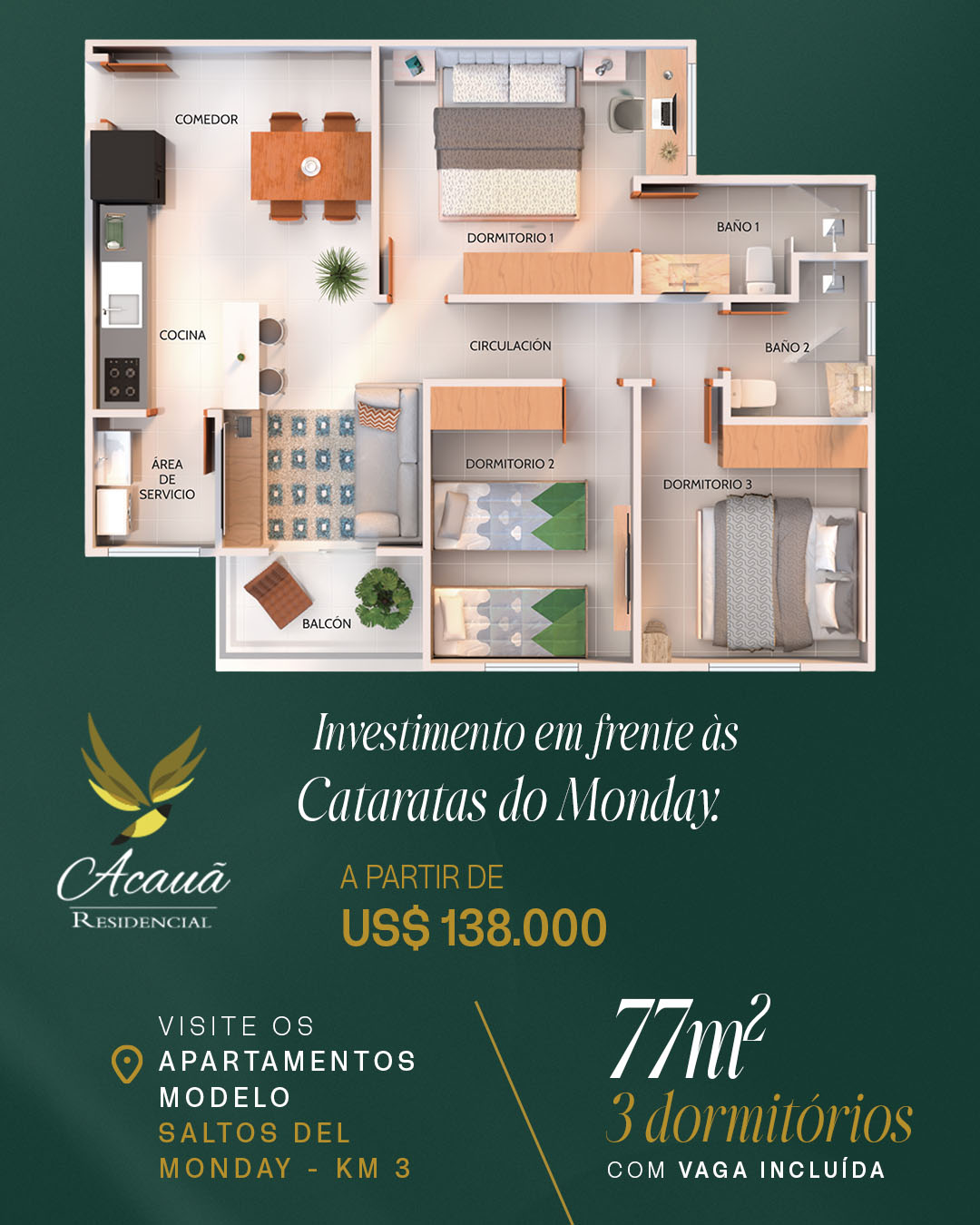 Residencial Acauã Facebook ad: Residencial Acauã, Apartamentos prontos