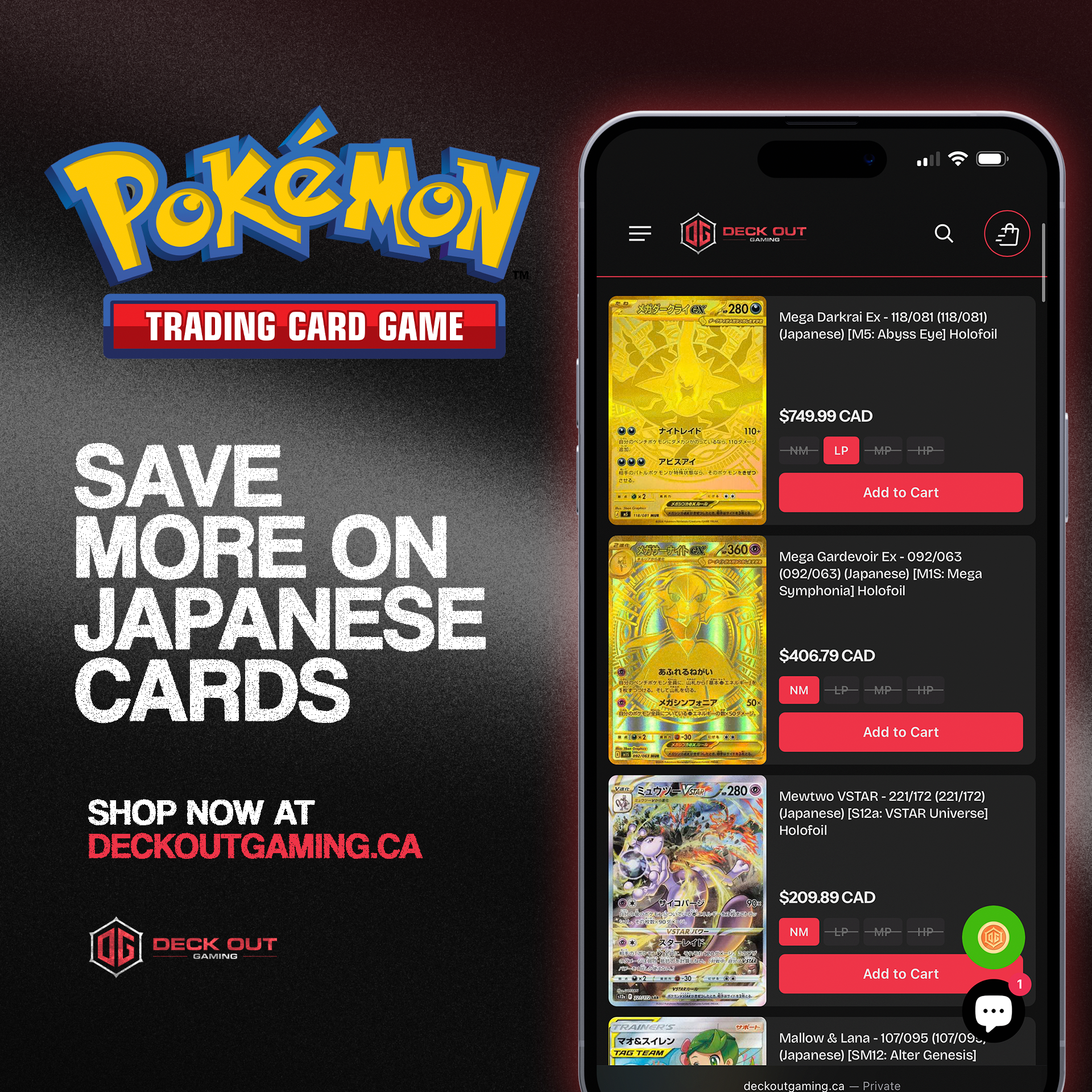 Deck Out Gaming Facebook ad