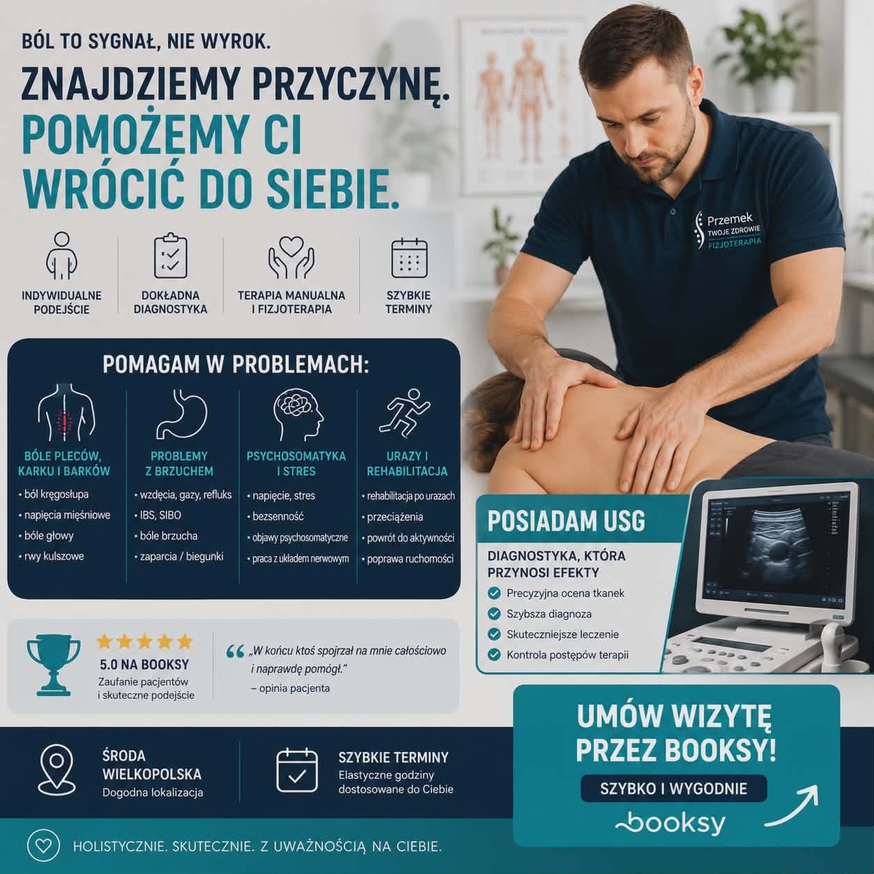 Przemek Twoje Zdrowie Facebook ad: Ból nie musi być Twoją codziennością. Poczuj ulgę już po…