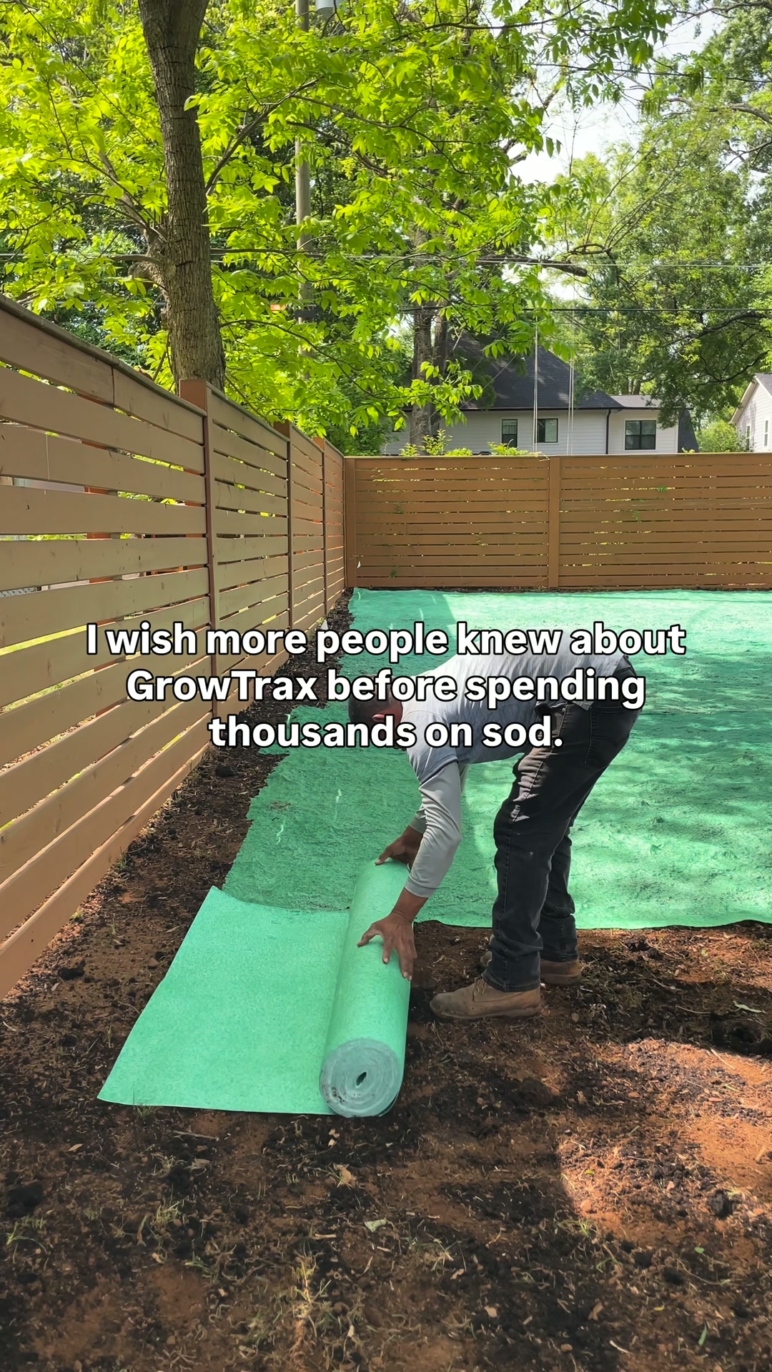 Growtrax Facebook ad: Get A Lush Green lawn that's the envy of your neighbors!