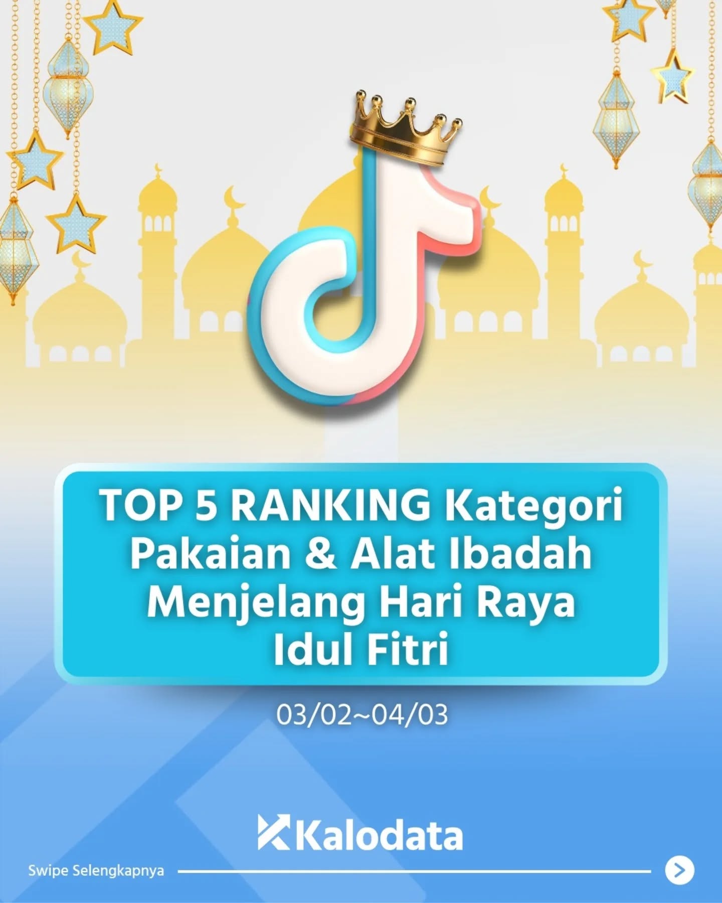 Kalodata Indonesia Facebook ad: TOP 5 RANKING: Kategori Pakaian & Alat Ibadah…