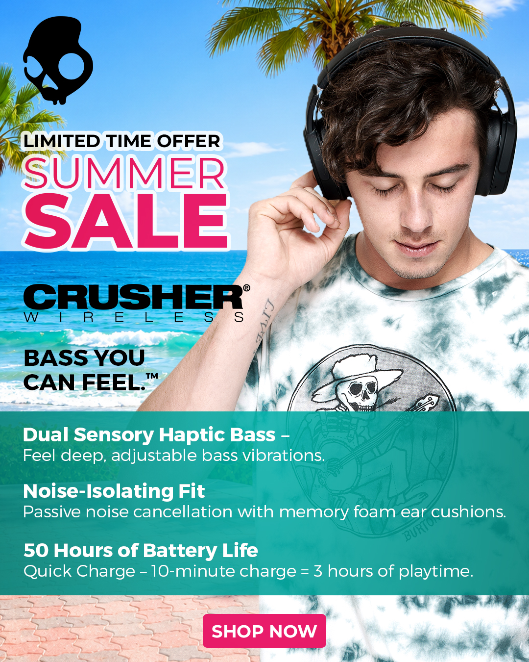 Skullcandy India Facebook ad