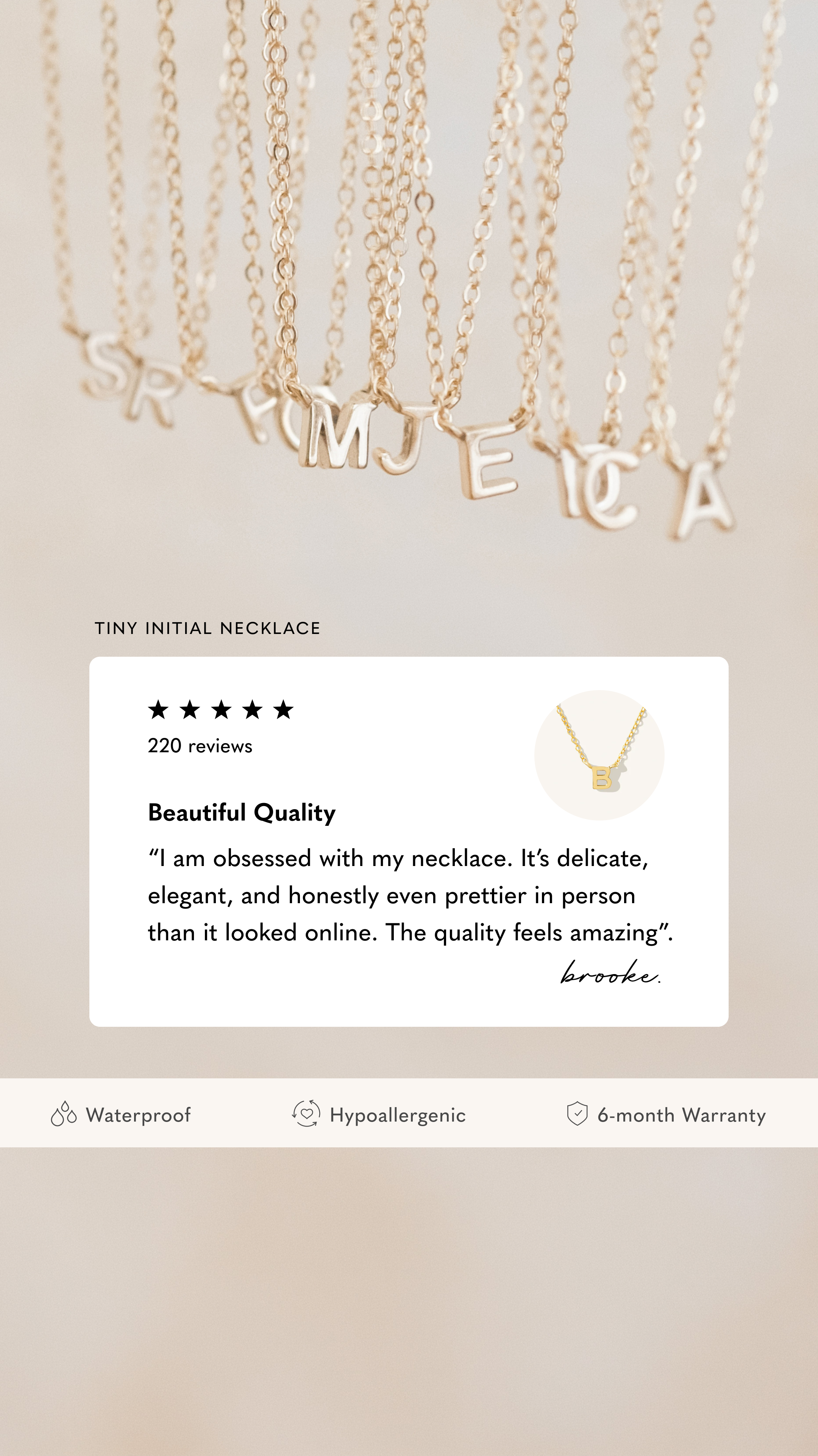 Simple & Dainty Facebook ad