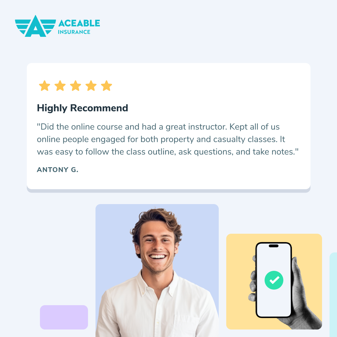 Aceable Insurance Facebook ad