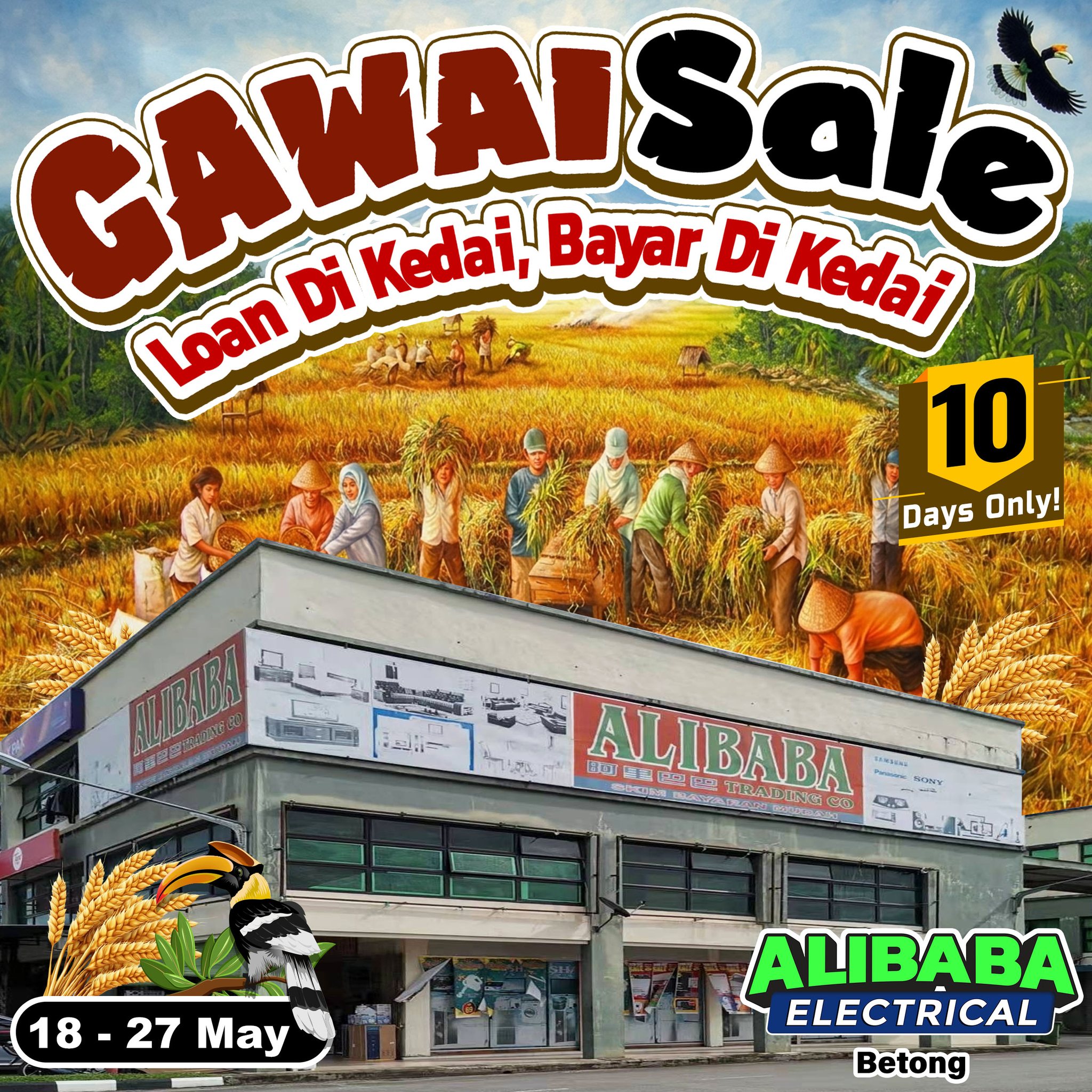 Alibaba Electrical-Betong branch Facebook ad