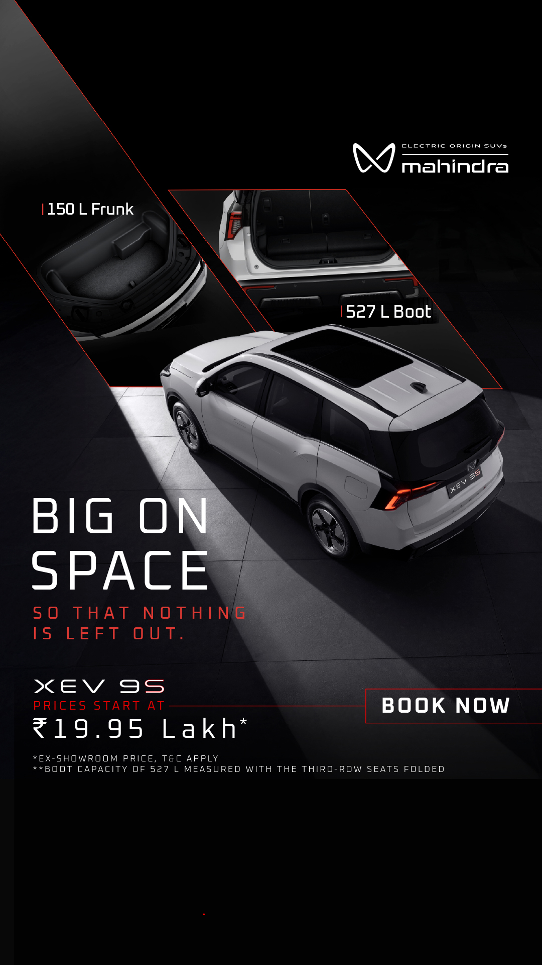 Mahindra Electric SUVs Facebook ad from Mar 12, 2026