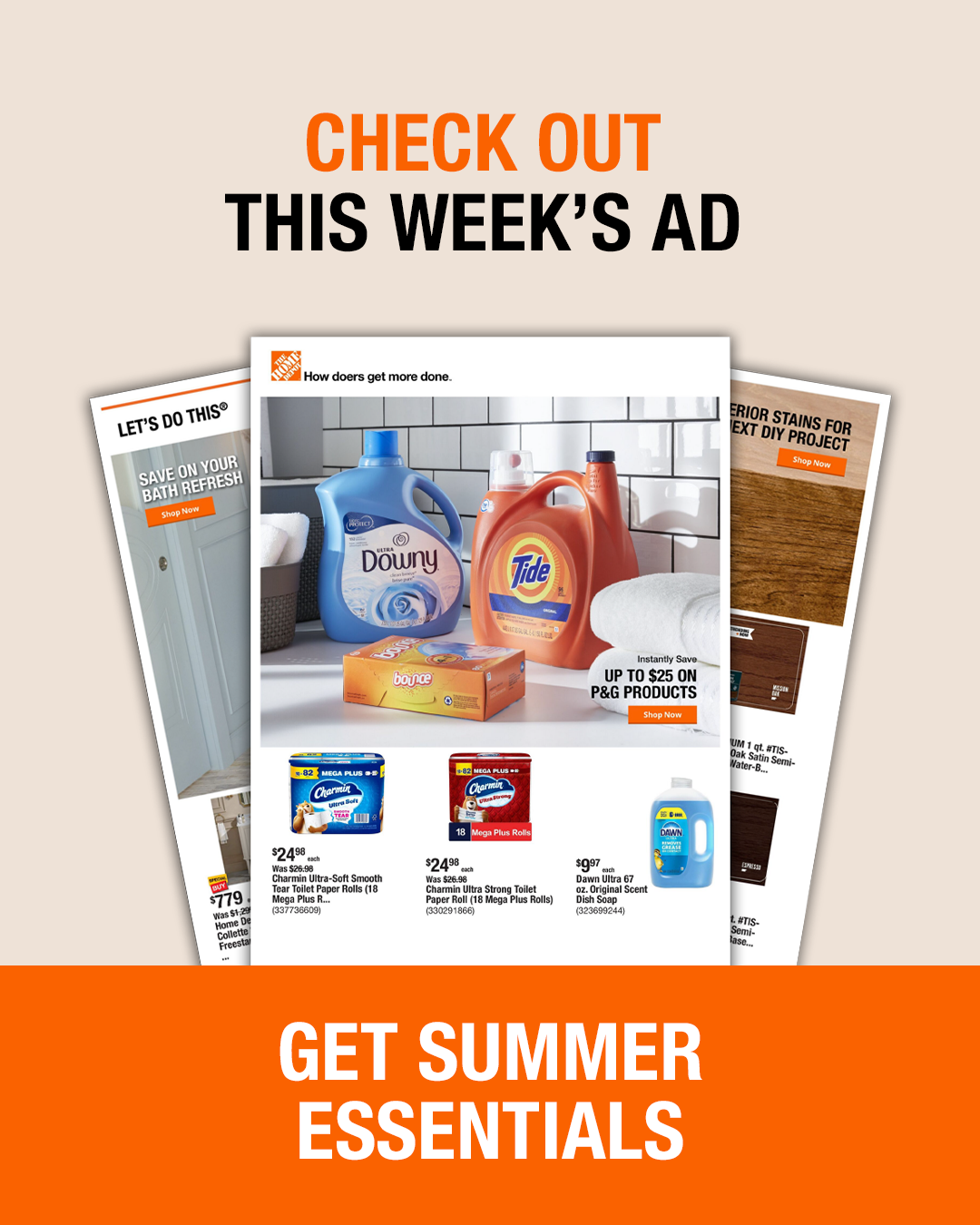 The Home Depot Facebook ad