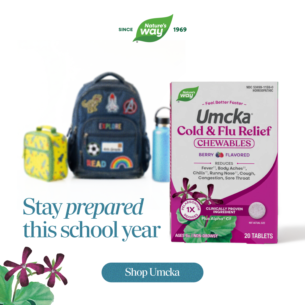 Nature's Way Brands Facebook ad: Perfect for back-to-school season
