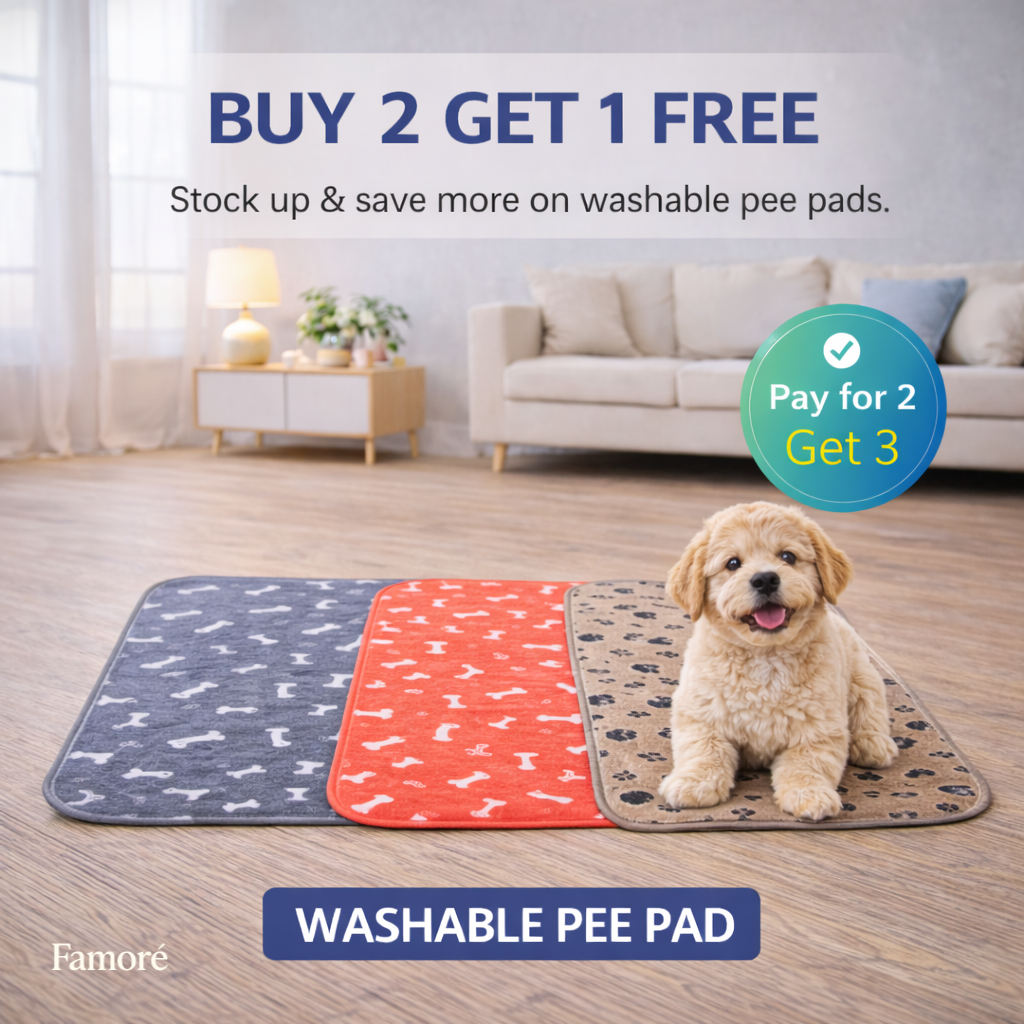 Famoré Pet Facebook ad: FREE PAD WITH EVERY BUNDLE