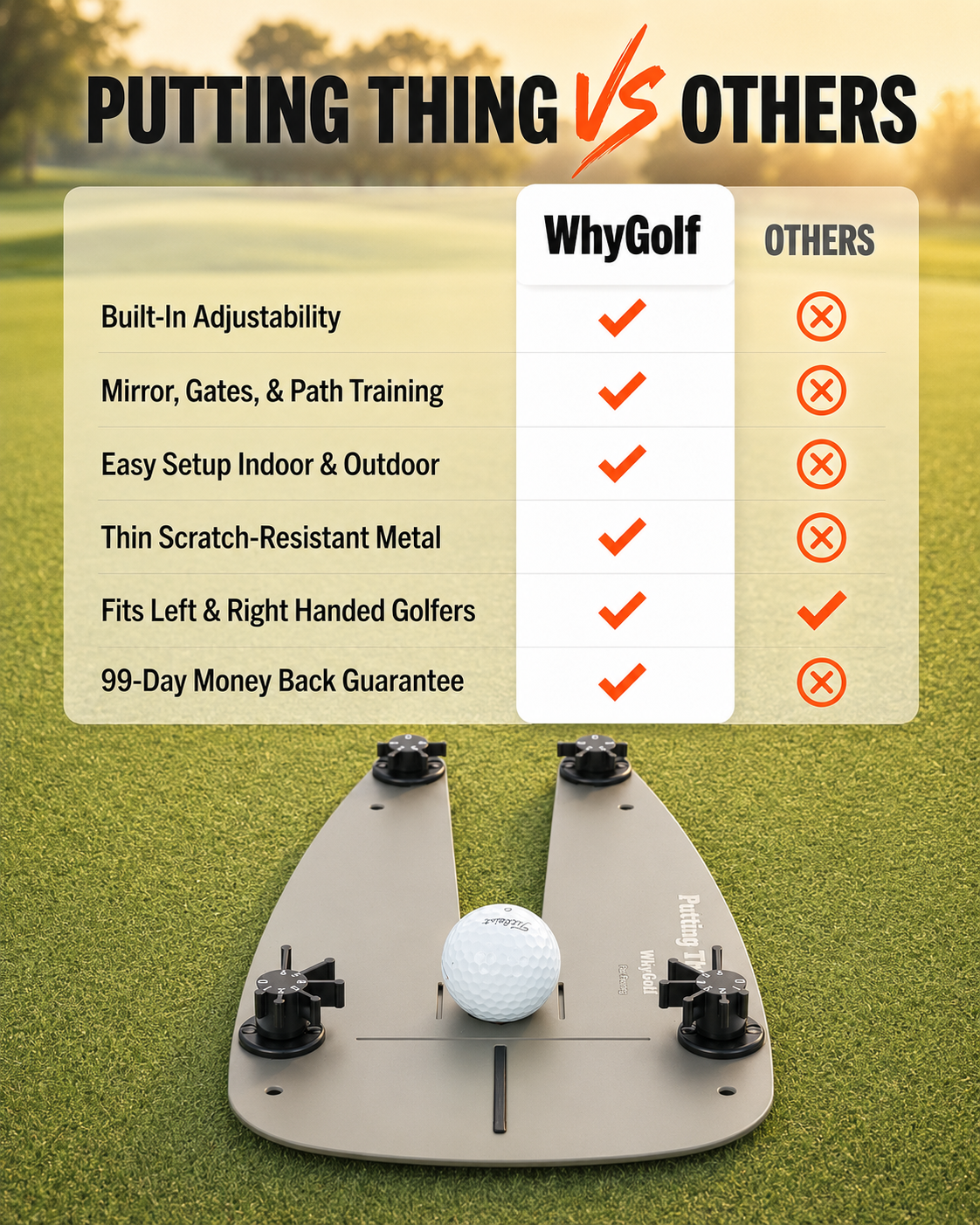 WhyGolf Facebook ad