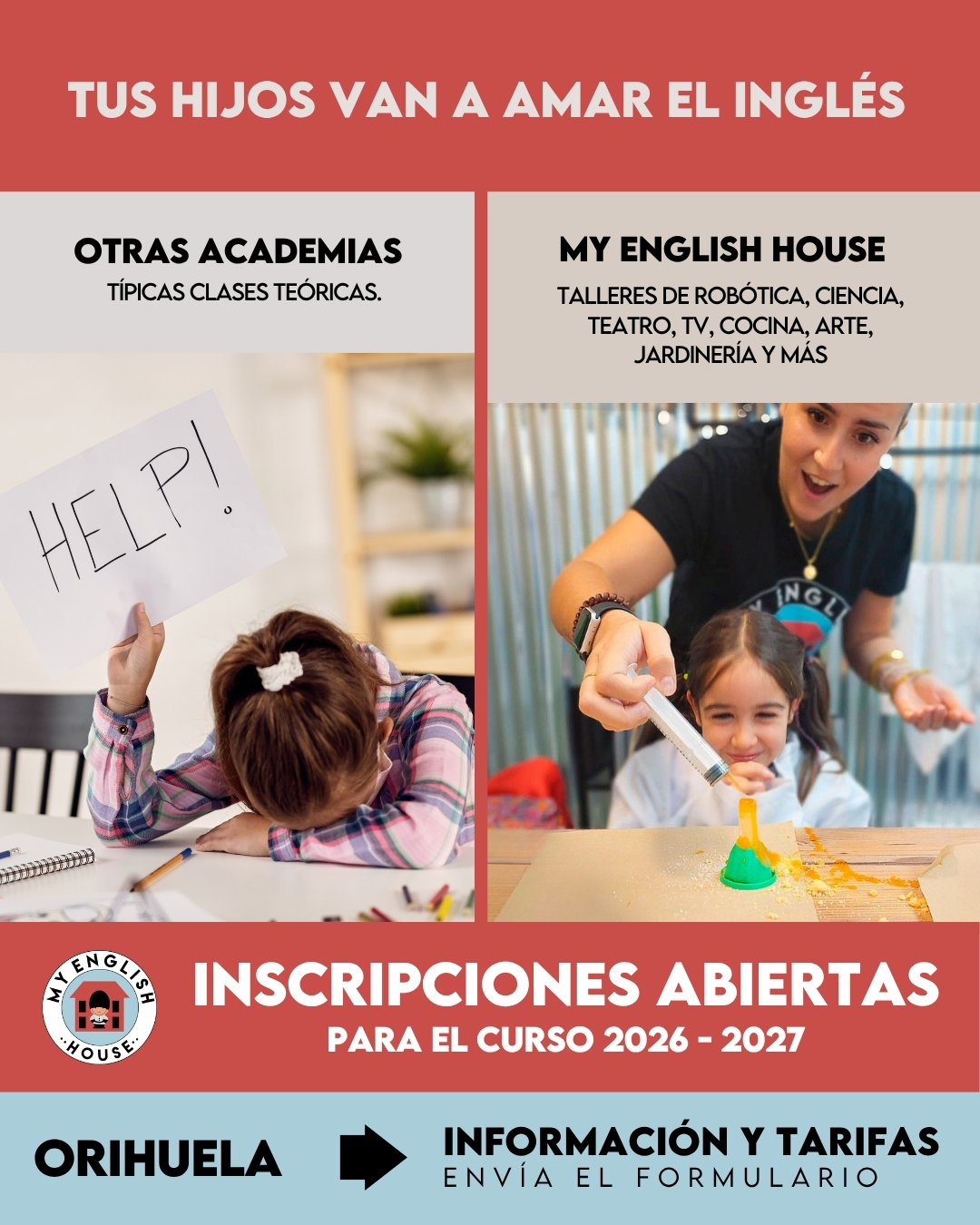 My English House Academy Facebook ad