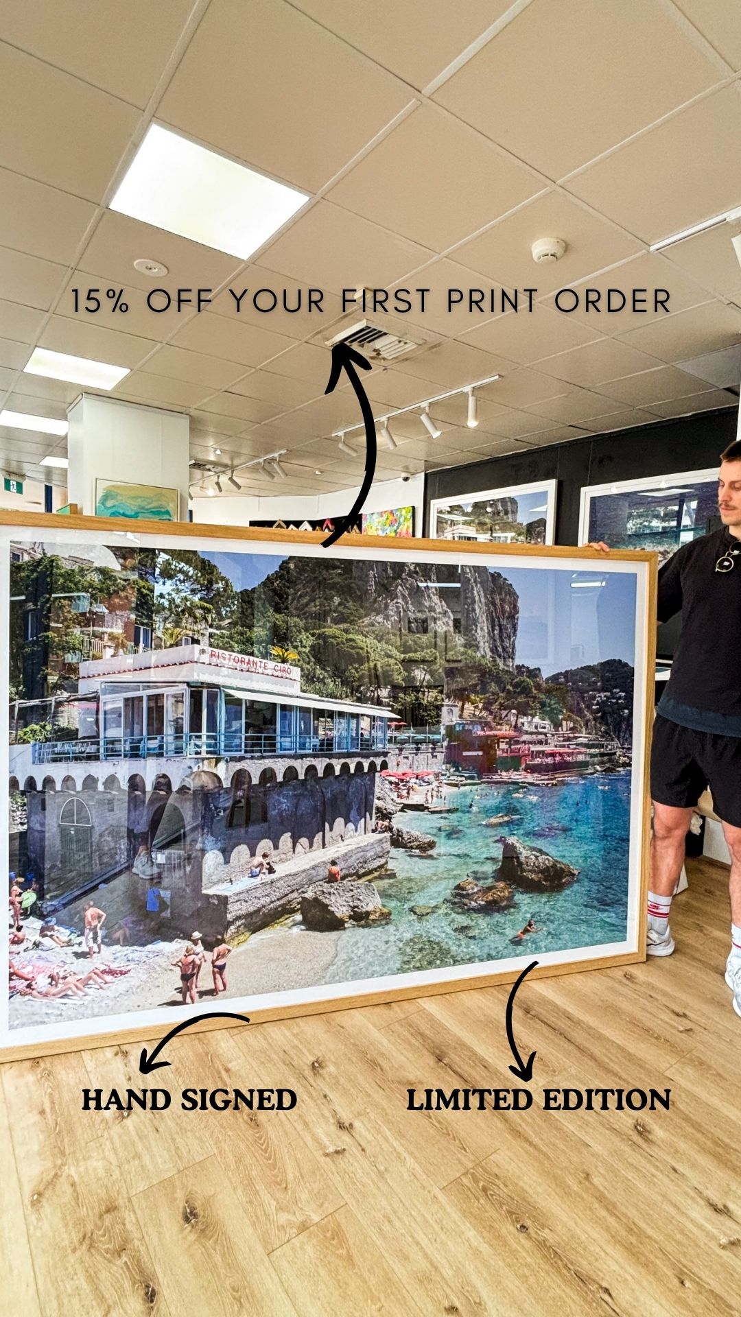 Hugo Taemets Photography Prints Facebook ad: Join for 15% off