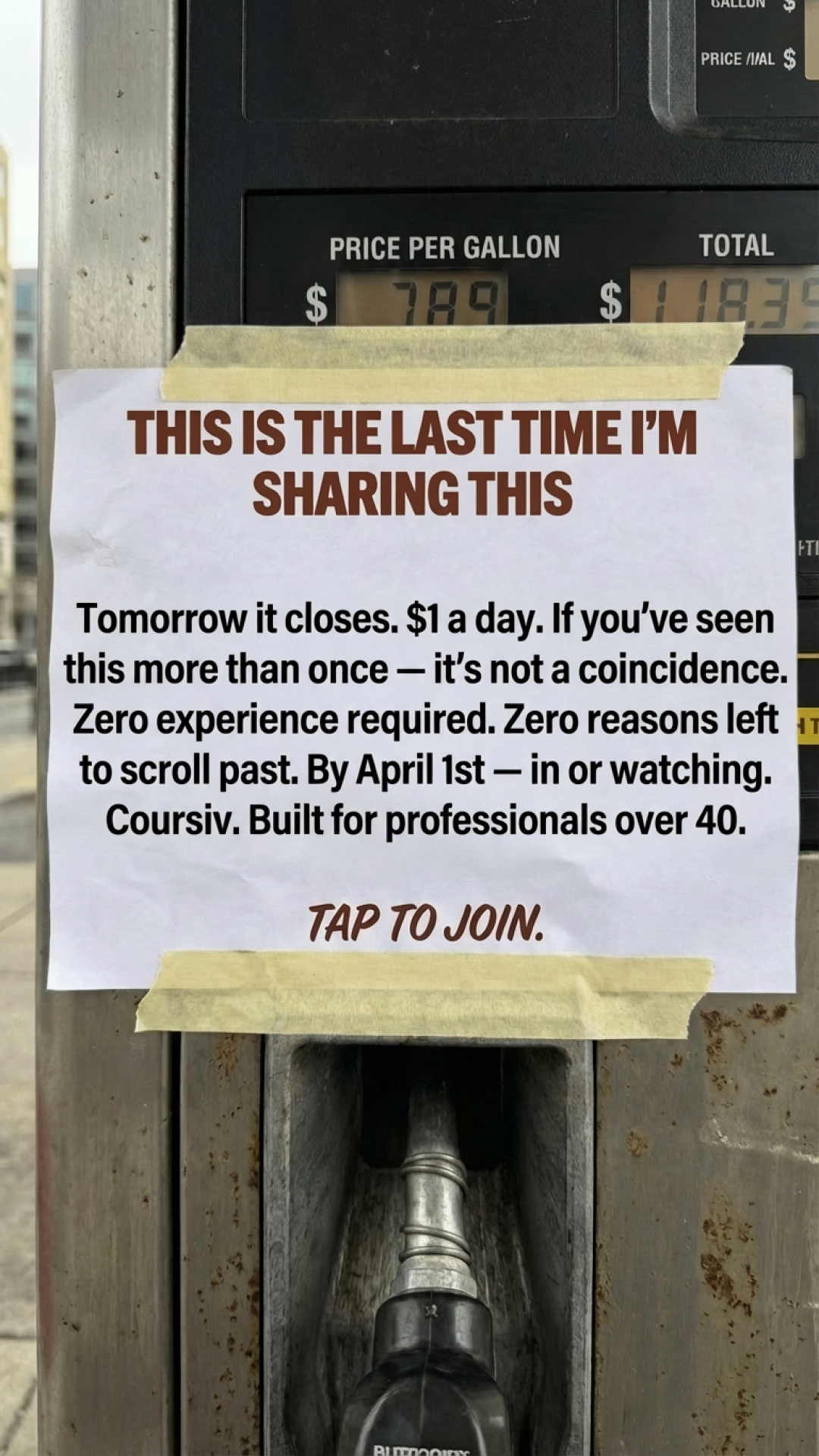 Coursiv Facebook ad