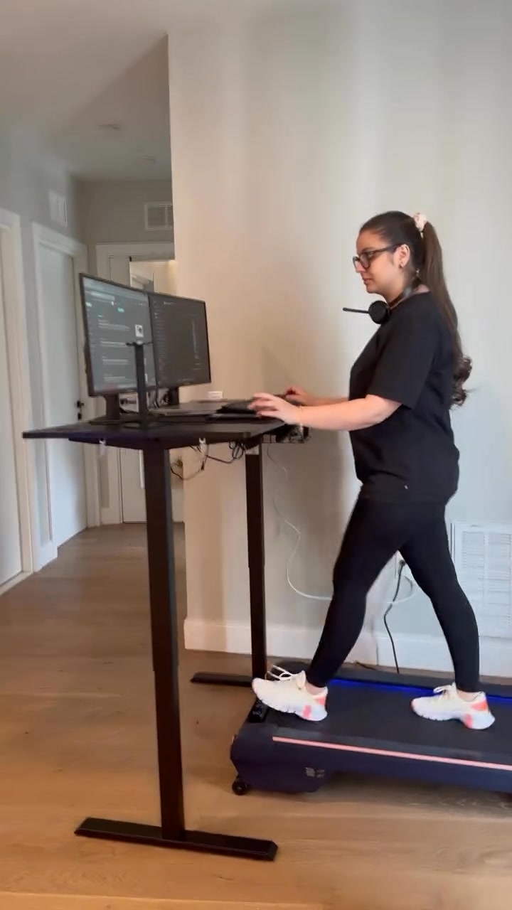 UREVO Facebook ad: UREVO Smart Walking Pad - Your Living Room Just Became a Gym