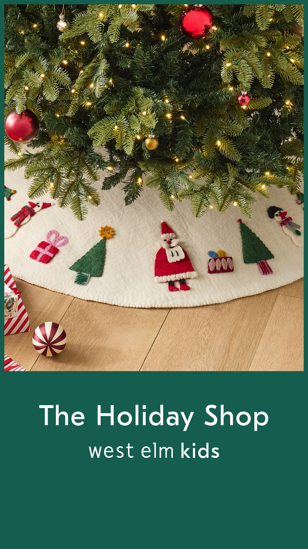 West Elm Kids Facebook ad: The Holiday Shop