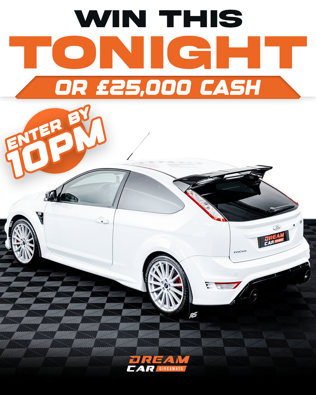 Dream Car Giveaways Facebook ad