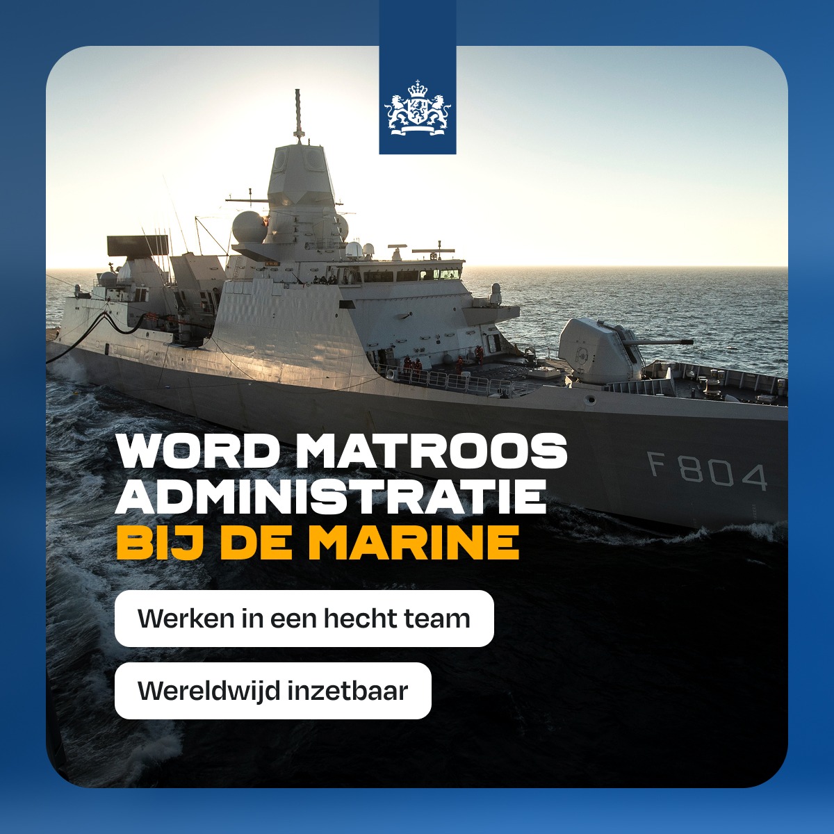 Werken bij Defensie Facebook ad