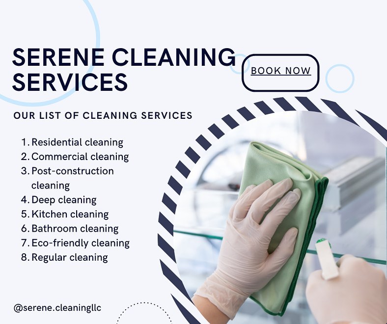 Serene Cleaning LLC Facebook ad